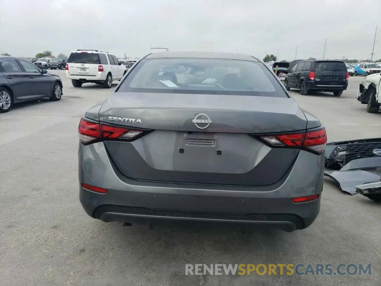 6 fotografías del automóvil dañado 3N1AB8BV5SY251324 NISSAN SENTRA 2025