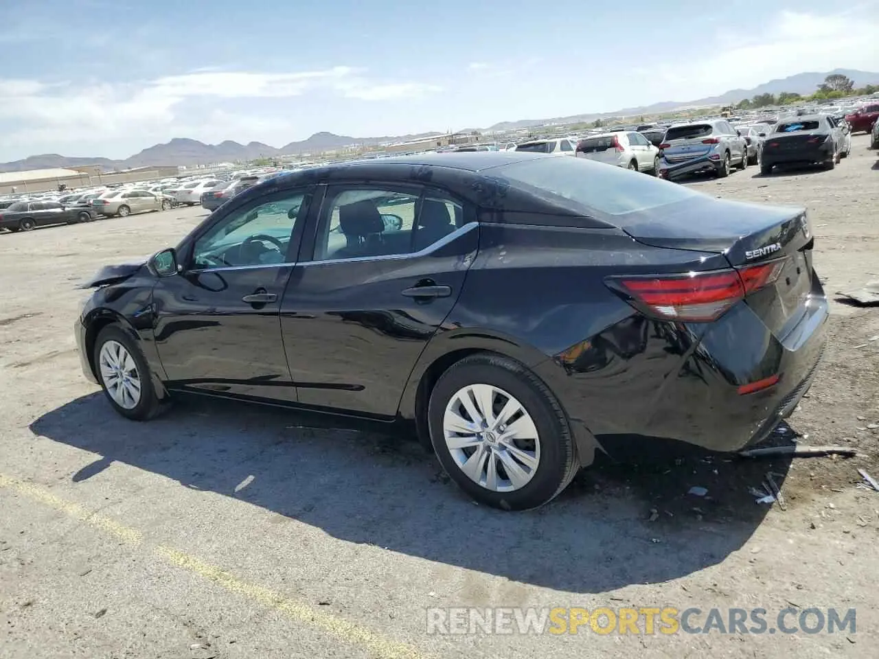 2 fotografías del automóvil dañado 3N1AB8BV5SY258998 NISSAN SENTRA 2025