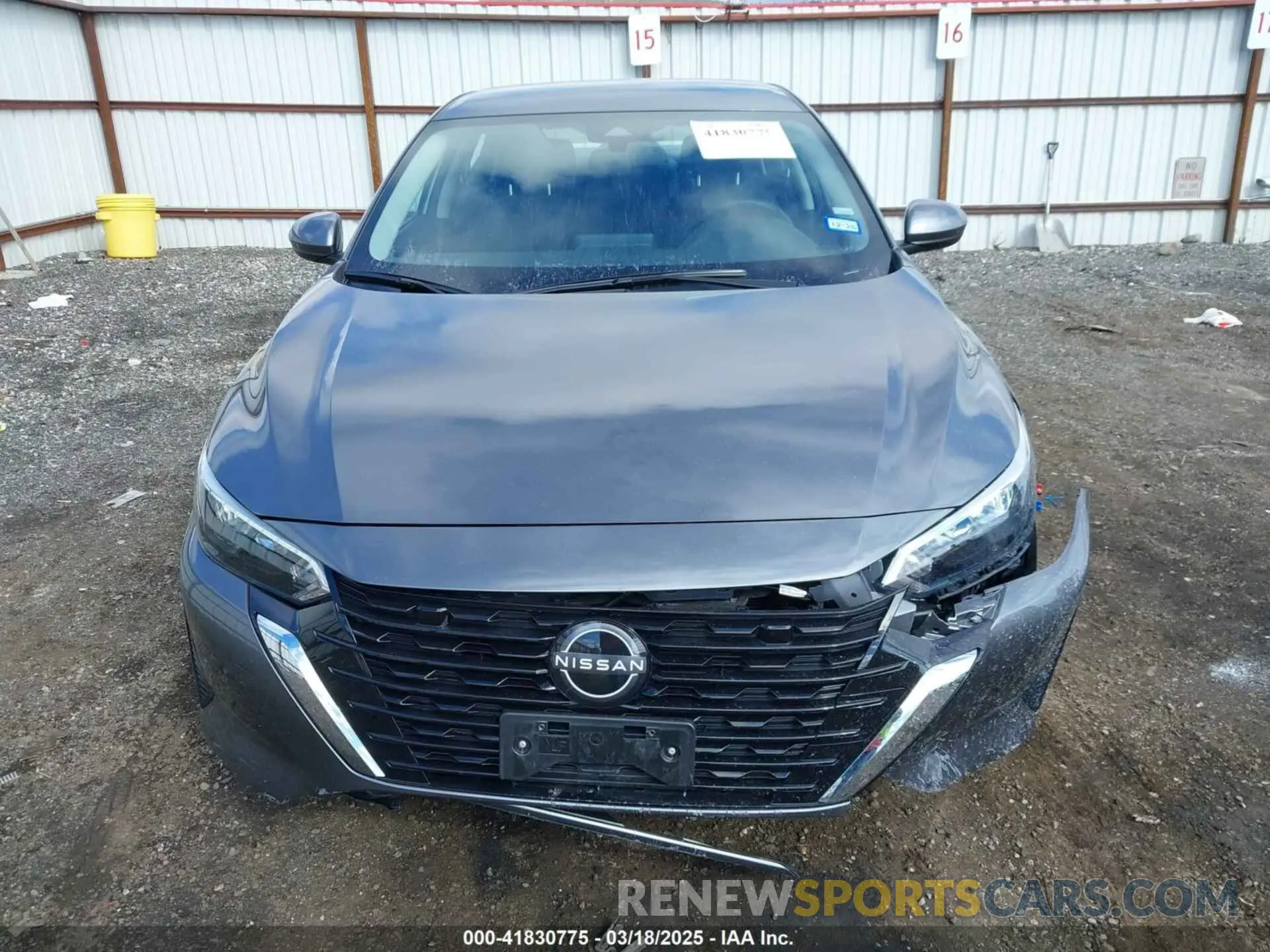 12 fotografías del automóvil dañado 3N1AB8BV6SY282341 NISSAN SENTRA 2025
