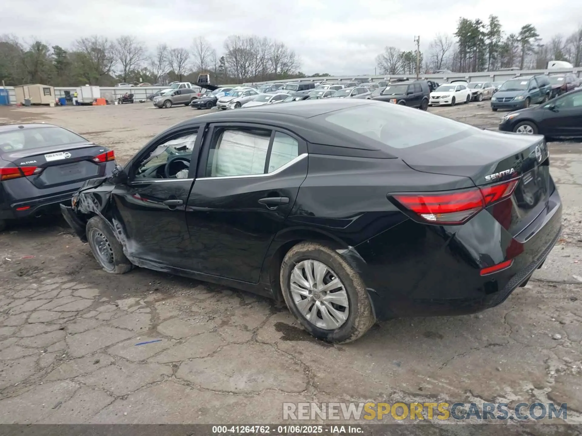 13 fotografías del automóvil dañado 3N1AB8BV7SY218700 NISSAN SENTRA 2025