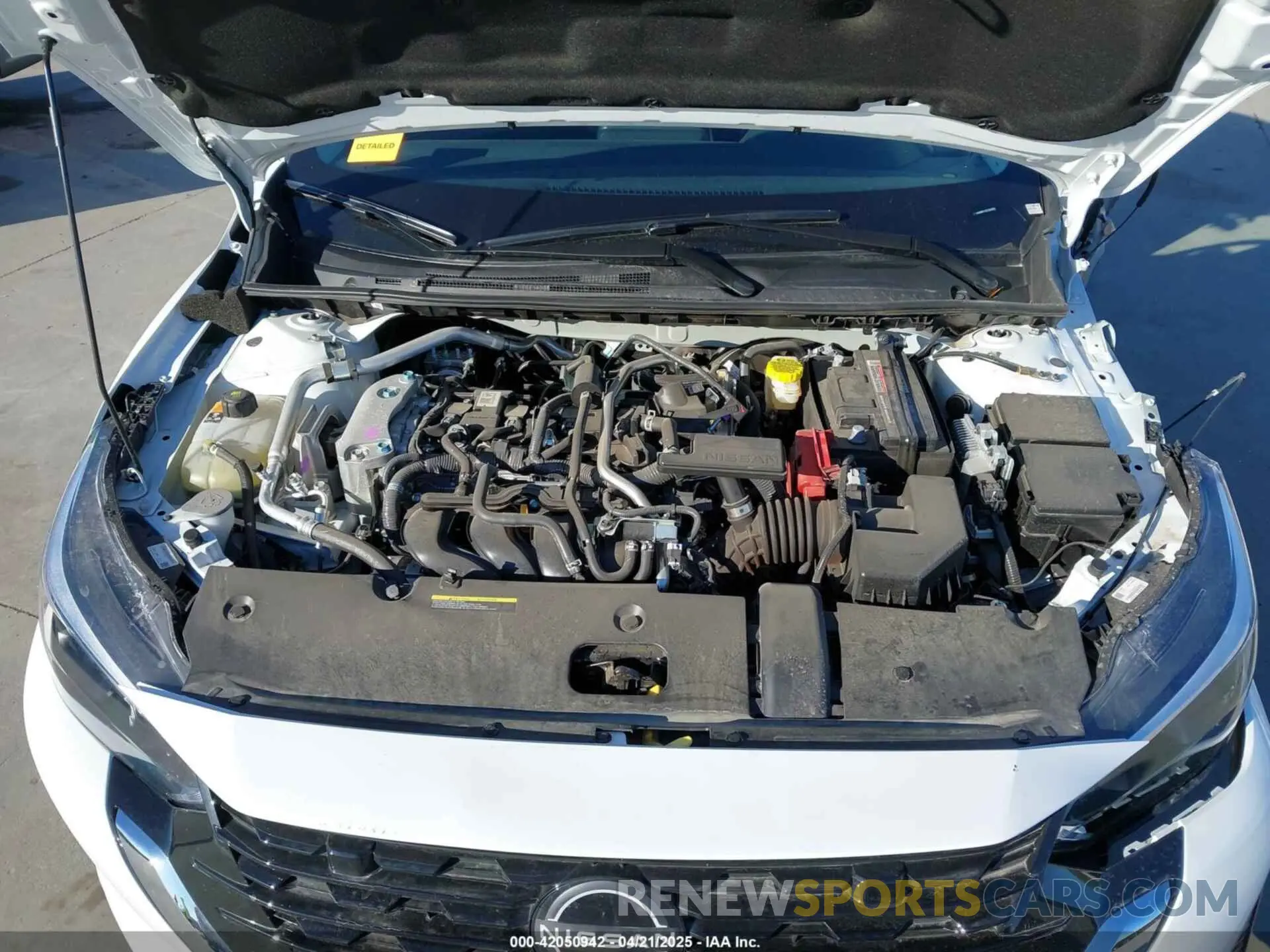 10 fotografías del automóvil dañado 3N1AB8BV7SY267055 NISSAN SENTRA 2025