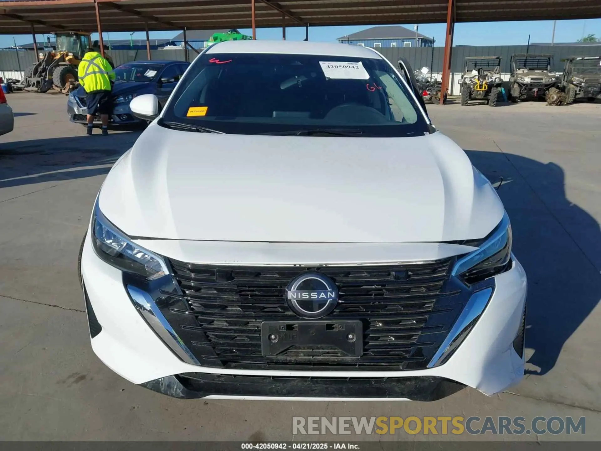 13 fotografías del automóvil dañado 3N1AB8BV7SY267055 NISSAN SENTRA 2025
