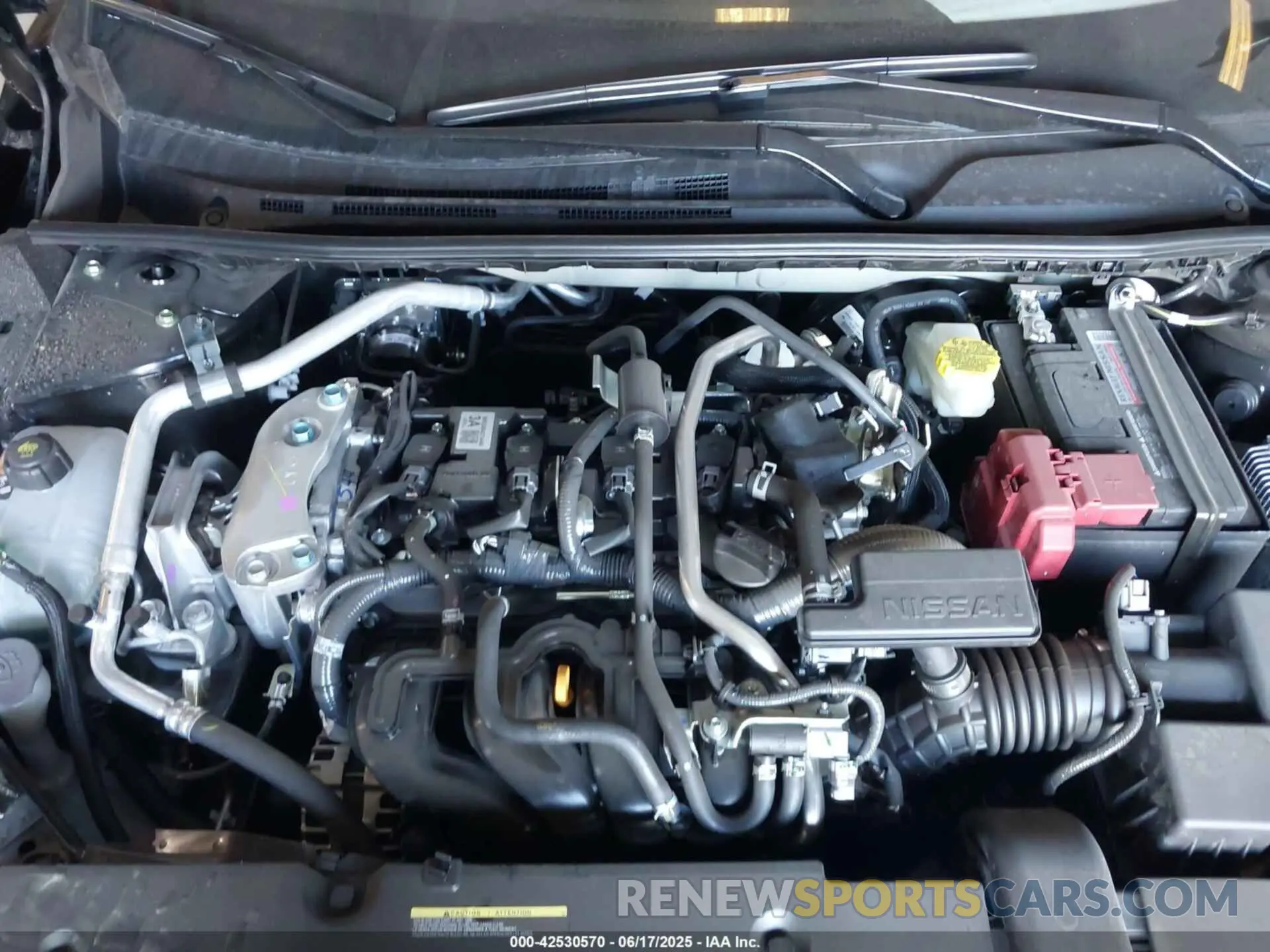 10 fotografías del automóvil dañado 3N1AB8BV7SY323107 NISSAN SENTRA 2025