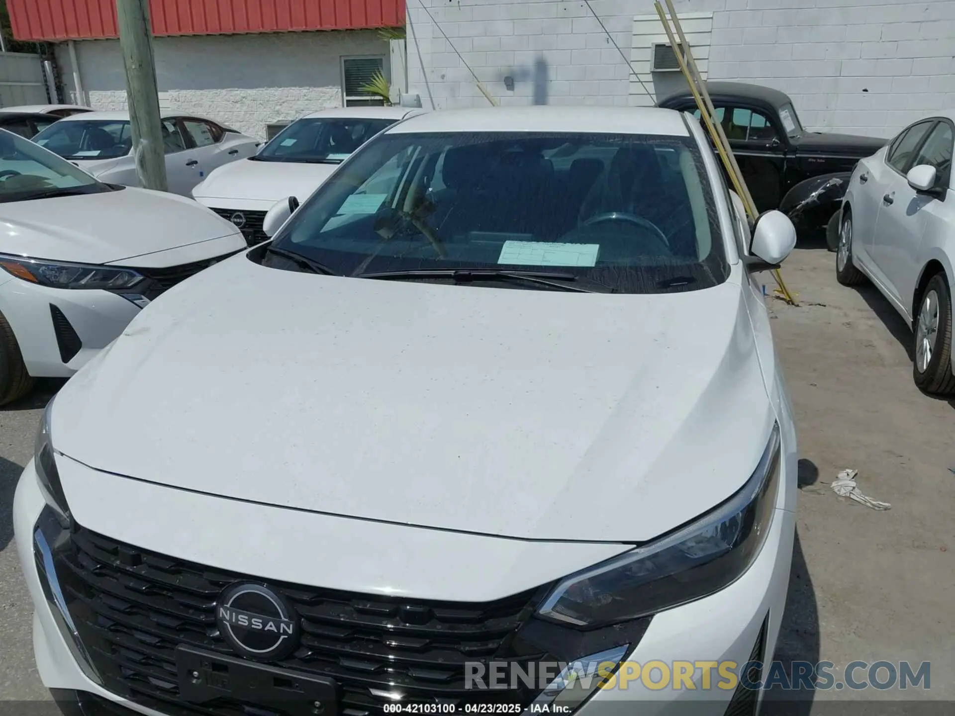6 fotografías del automóvil dañado 3N1AB8BV8SY319938 NISSAN SENTRA 2025