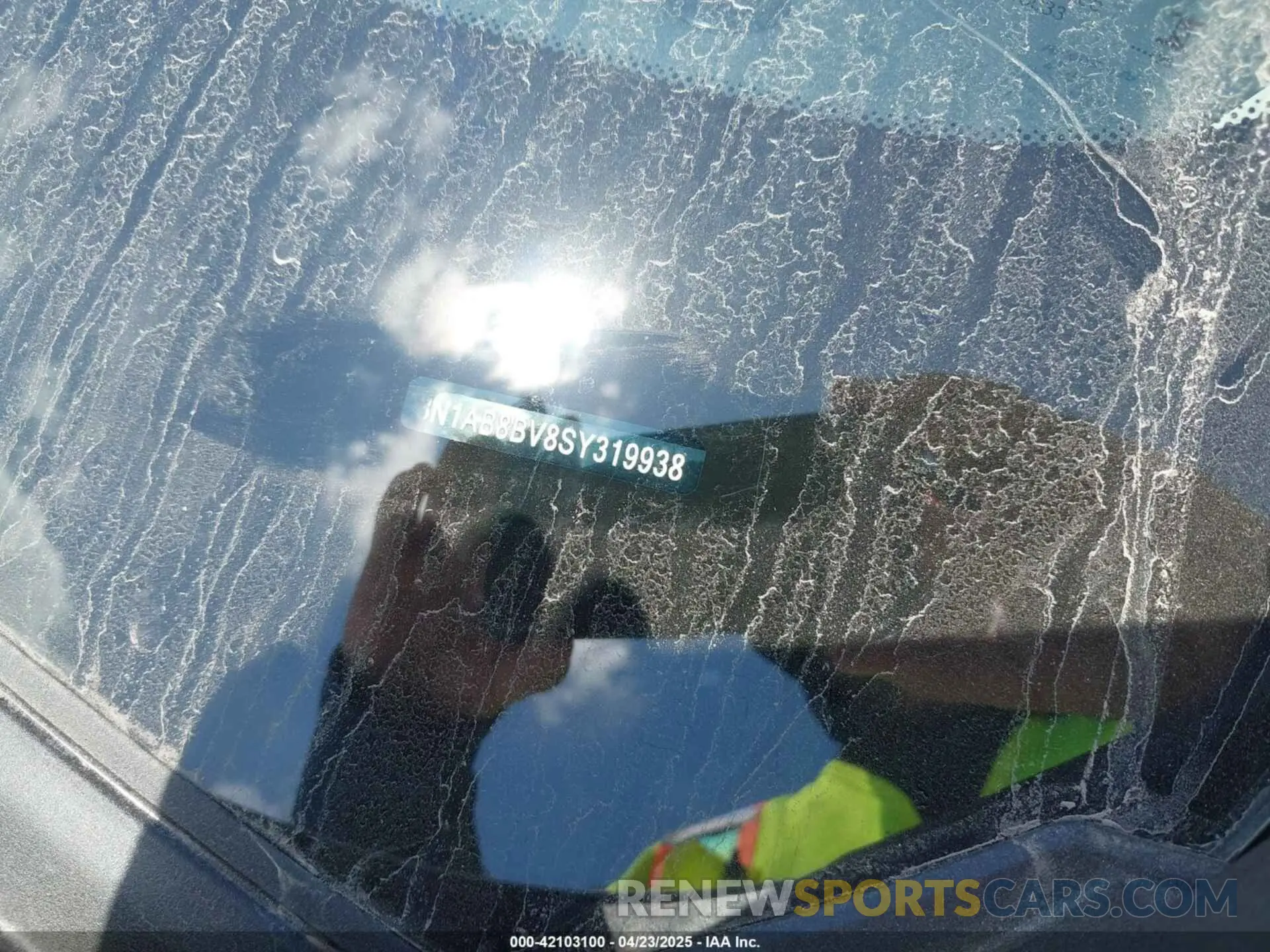 9 fotografías del automóvil dañado 3N1AB8BV8SY319938 NISSAN SENTRA 2025