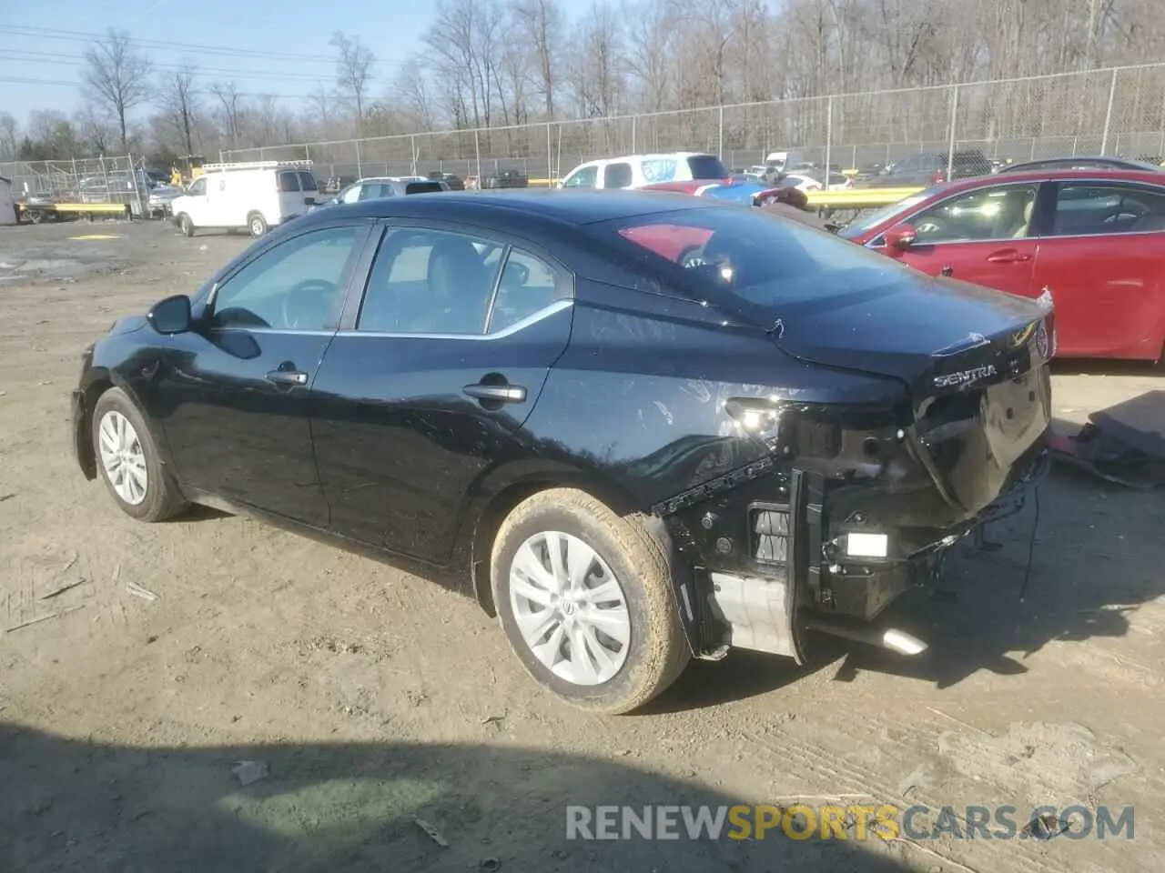 2 fotografías del automóvil dañado 3N1AB8BV9SY222506 NISSAN SENTRA 2025