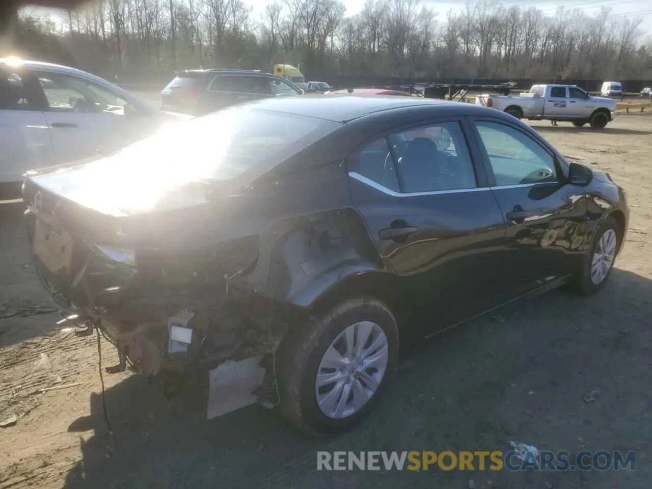 3 fotografías del automóvil dañado 3N1AB8BV9SY222506 NISSAN SENTRA 2025
