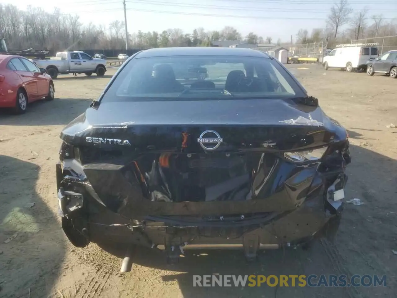 6 fotografías del automóvil dañado 3N1AB8BV9SY222506 NISSAN SENTRA 2025