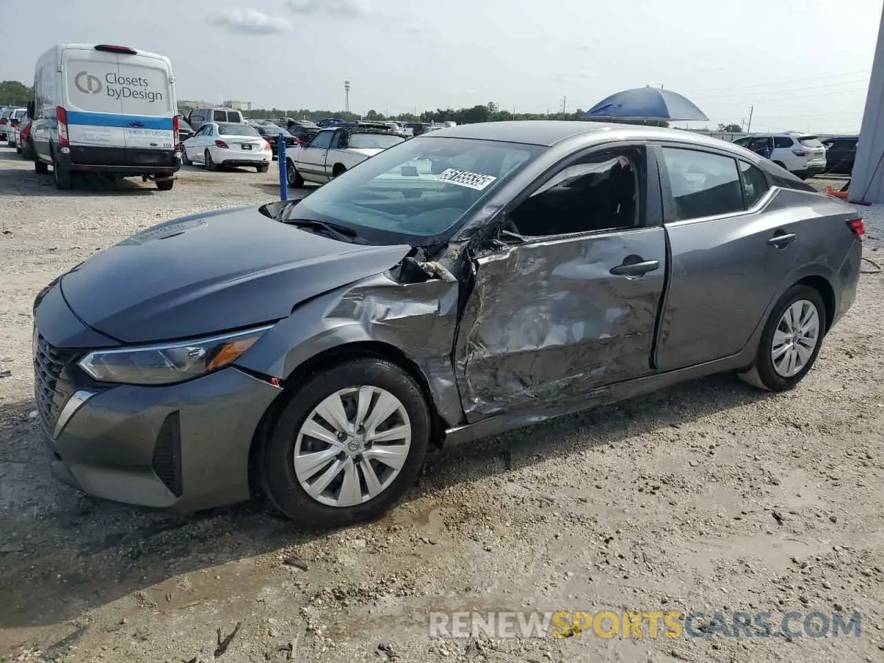 1 fotografías del automóvil dañado 3N1AB8BV9SY229200 NISSAN SENTRA 2025