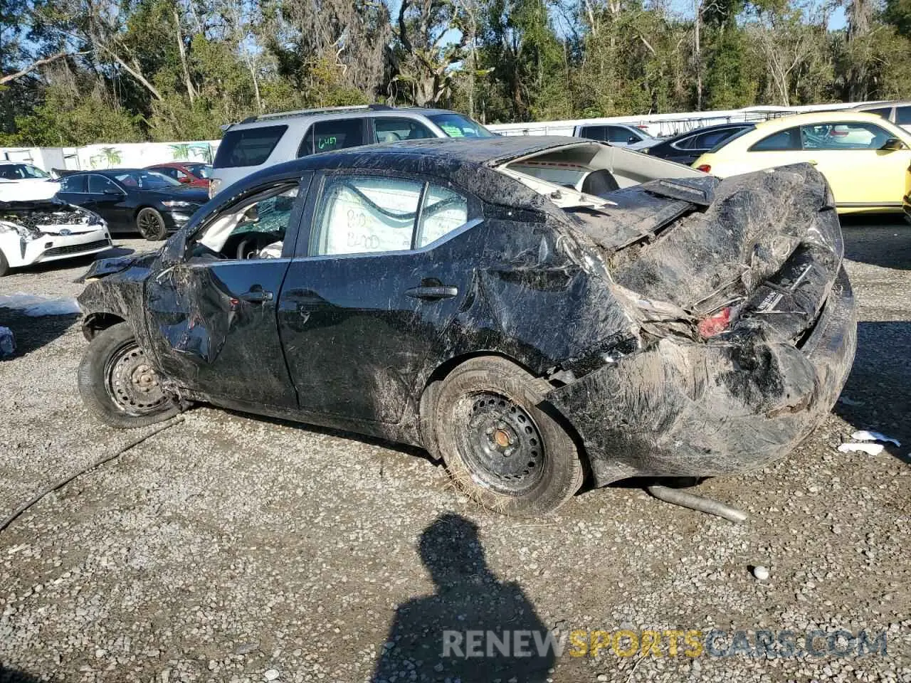 2 fotografías del automóvil dañado 3N1AB8BVXSY215290 NISSAN SENTRA 2025