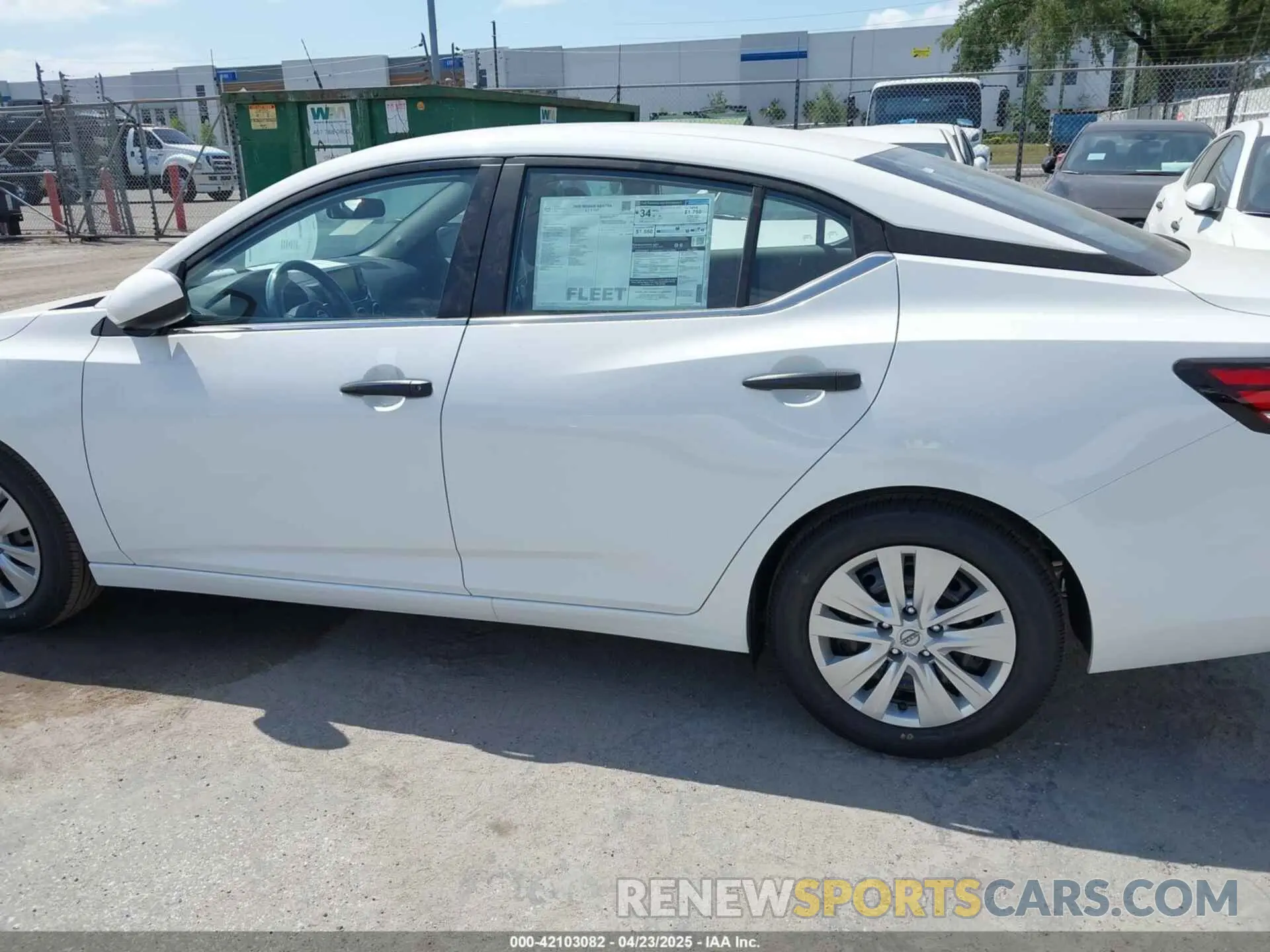 14 fotografías del automóvil dañado 3N1AB8BVXSY317737 NISSAN SENTRA 2025