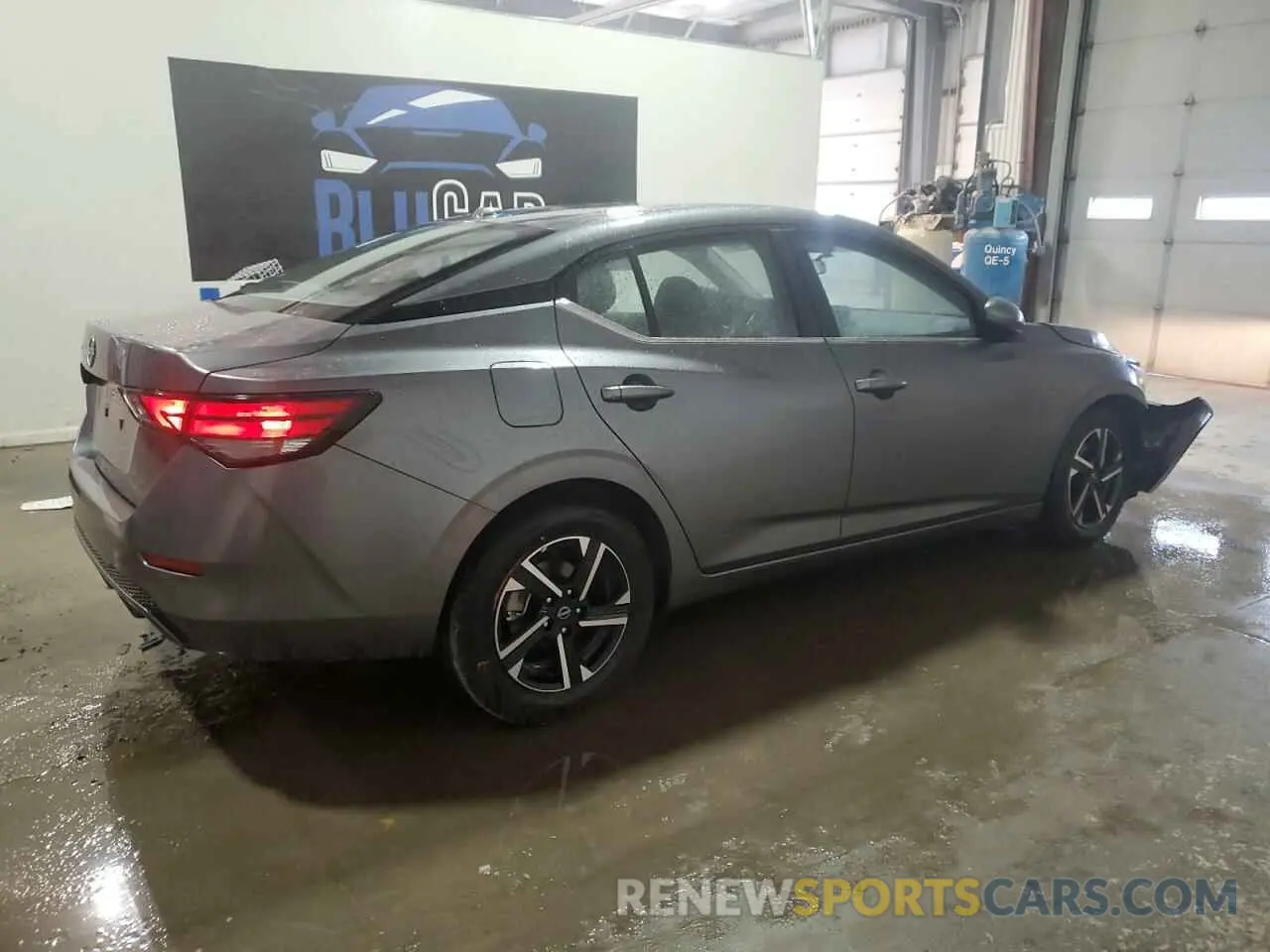3 fotografías del automóvil dañado 3N1AB8CV0SY304784 NISSAN SENTRA 2025