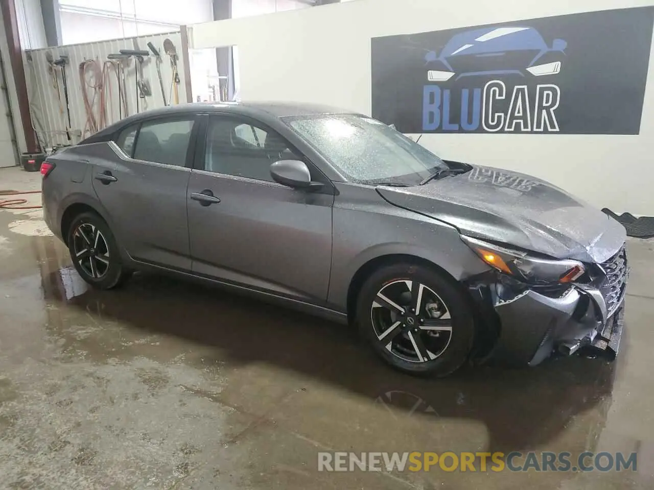 4 fotografías del automóvil dañado 3N1AB8CV0SY304784 NISSAN SENTRA 2025