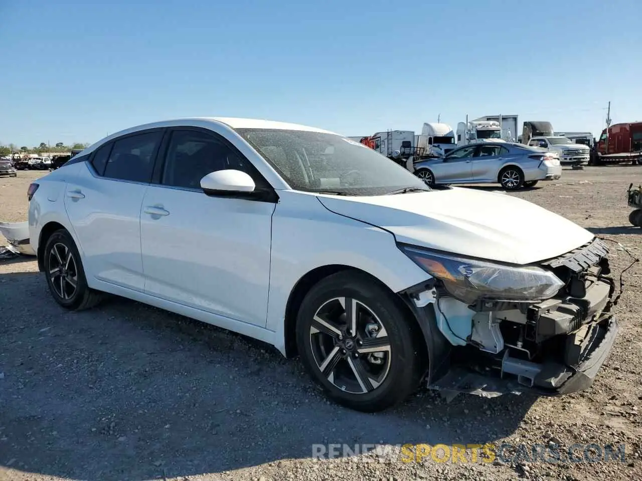 4 fotografías del automóvil dañado 3N1AB8CV1SY227052 NISSAN SENTRA 2025