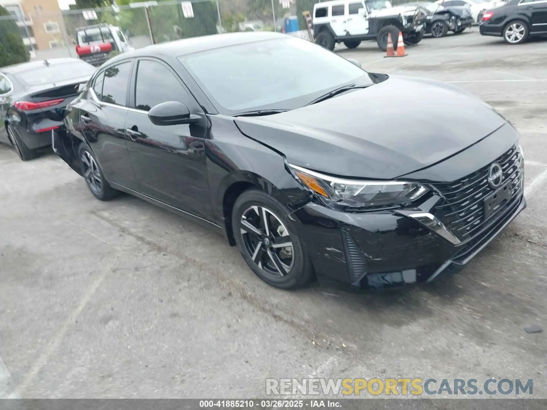 1 fotografías del automóvil dañado 3N1AB8CV1SY243431 NISSAN SENTRA 2025