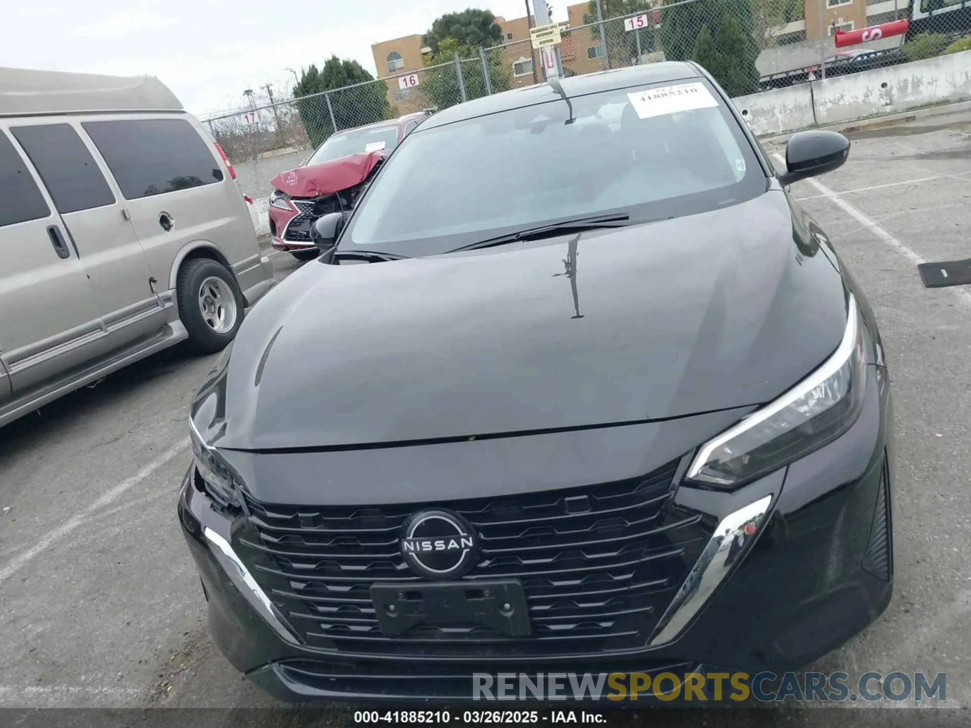 12 fotografías del automóvil dañado 3N1AB8CV1SY243431 NISSAN SENTRA 2025