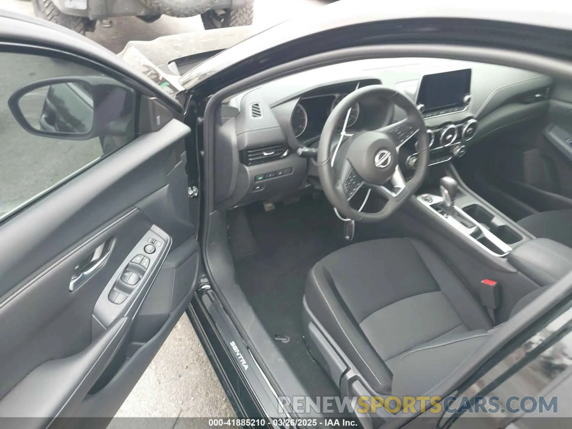 9 fotografías del automóvil dañado 3N1AB8CV1SY243431 NISSAN SENTRA 2025