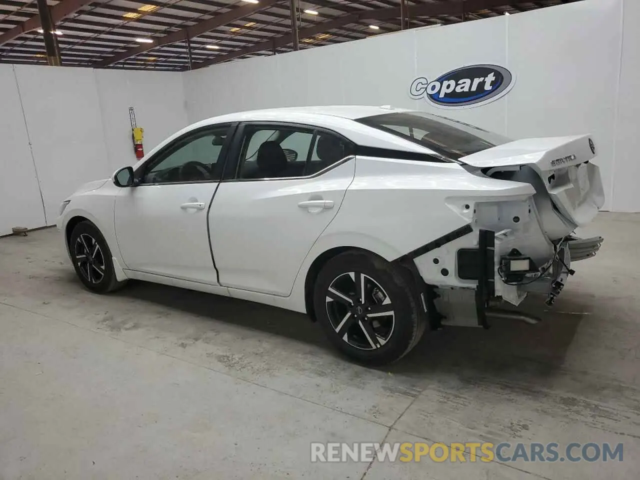 2 fotografías del automóvil dañado 3N1AB8CV1SY264974 NISSAN SENTRA 2025