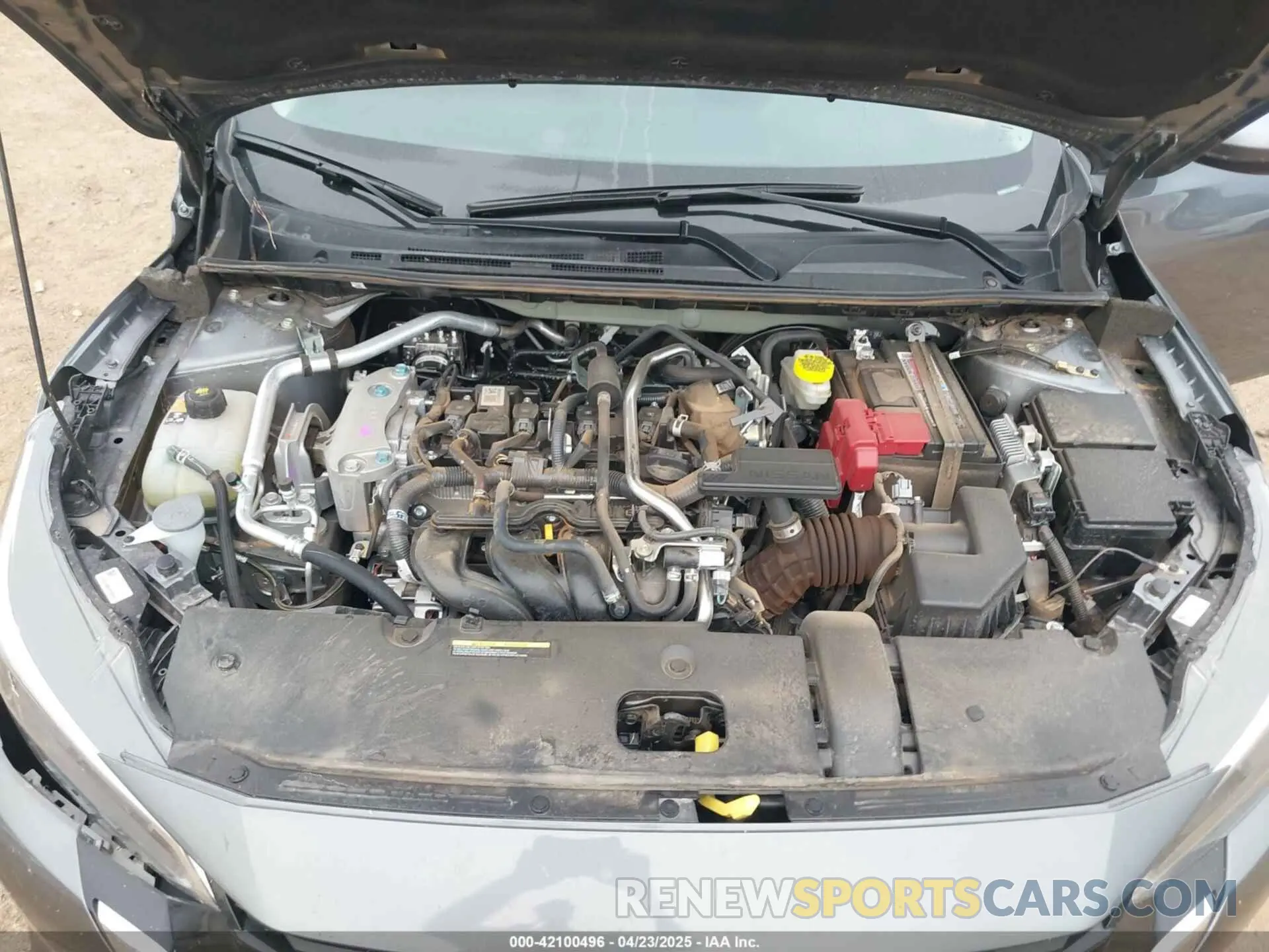 10 fotografías del automóvil dañado 3N1AB8CV1SY268751 NISSAN SENTRA 2025