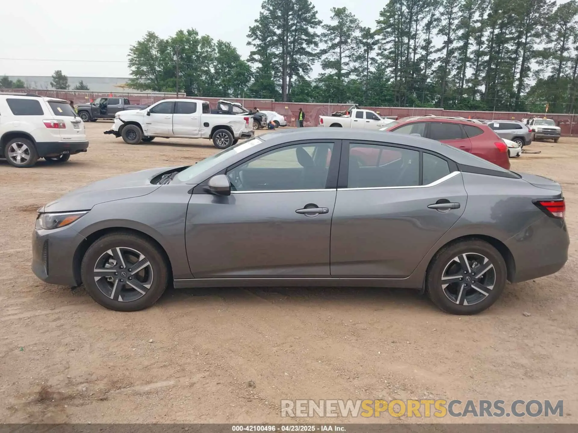 14 fotografías del automóvil dañado 3N1AB8CV1SY268751 NISSAN SENTRA 2025