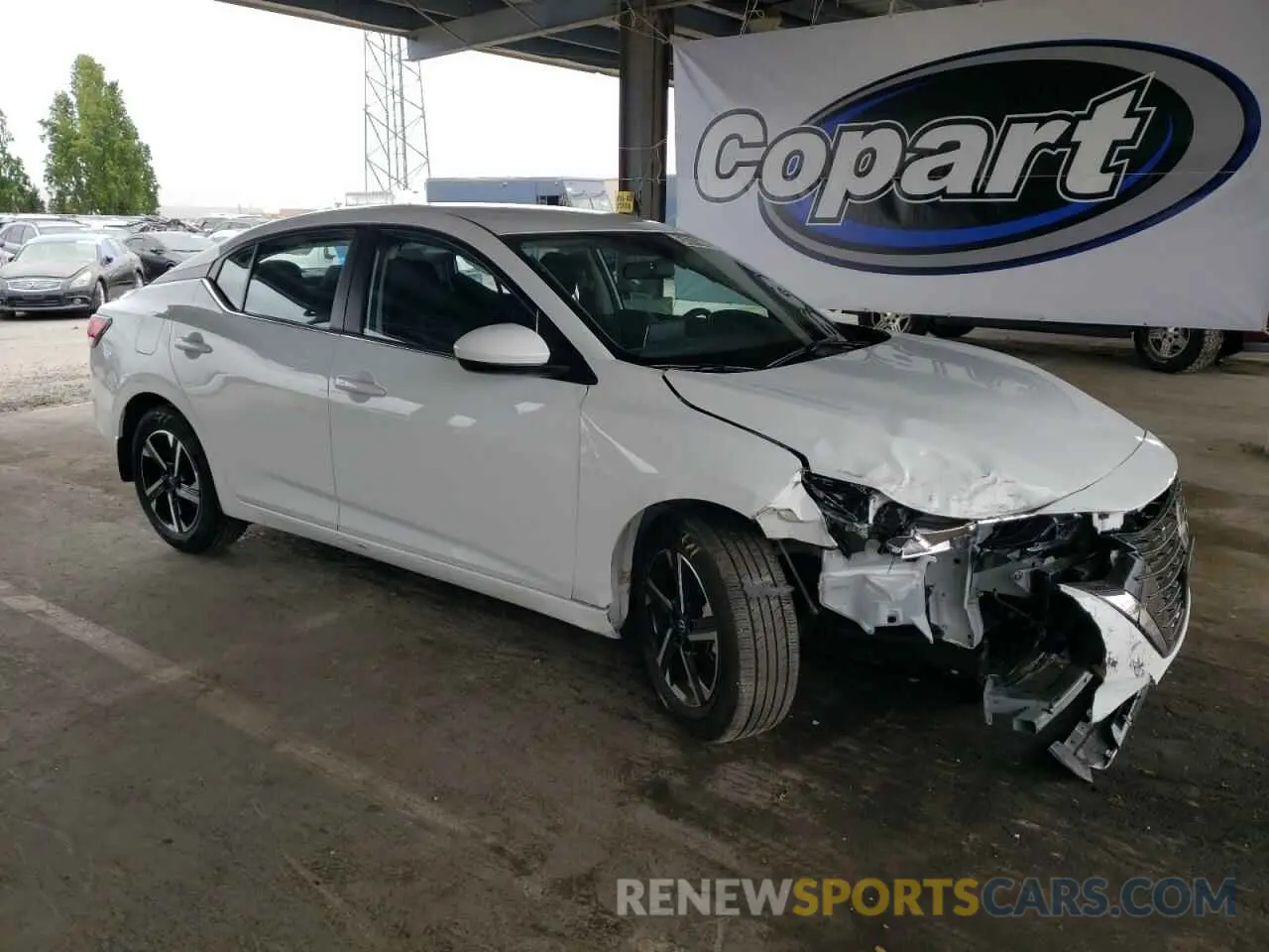 4 fotografías del automóvil dañado 3N1AB8CV1SY269432 NISSAN SENTRA 2025