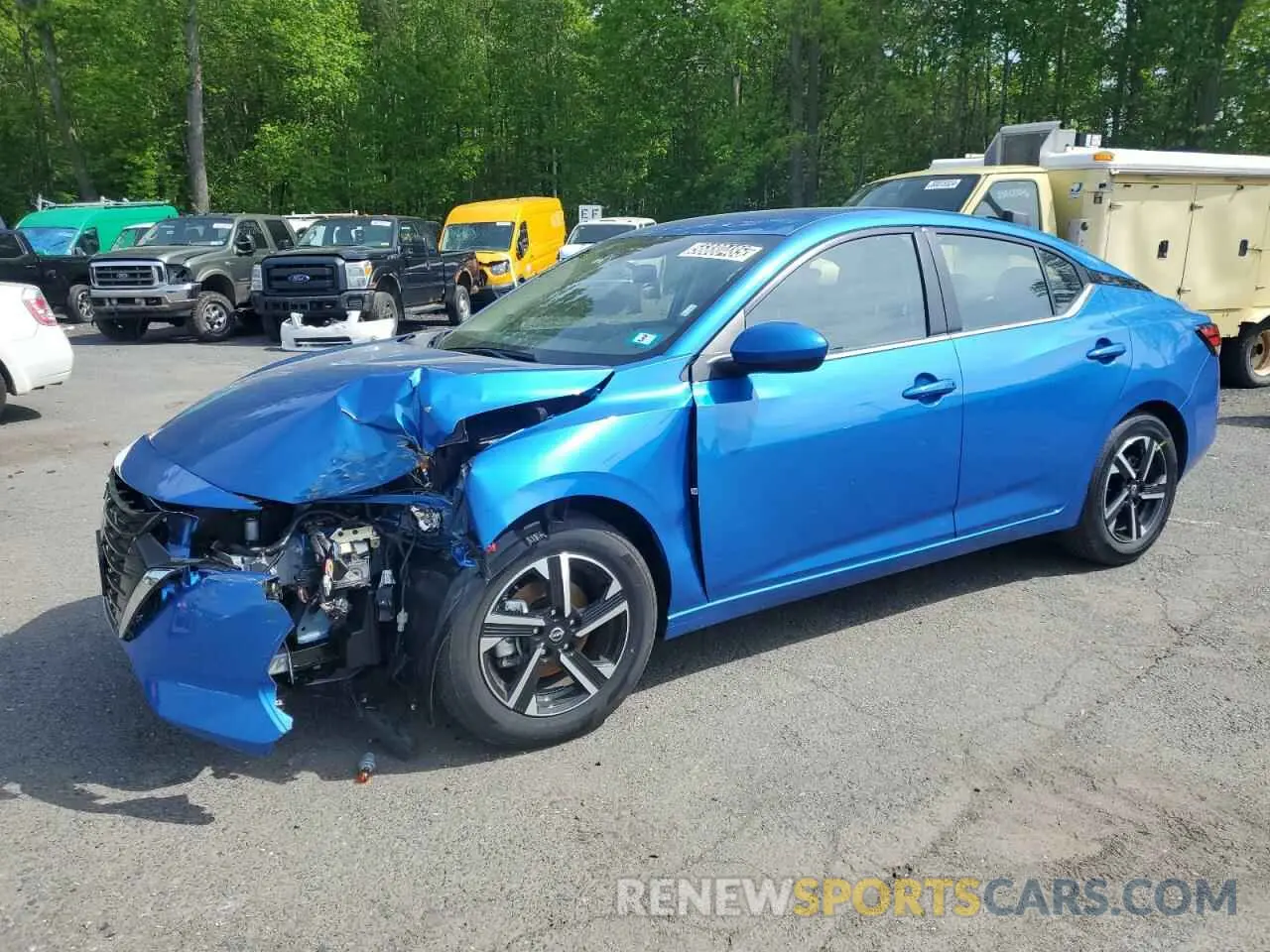 1 fotografías del automóvil dañado 3N1AB8CV1SY298350 NISSAN SENTRA 2025
