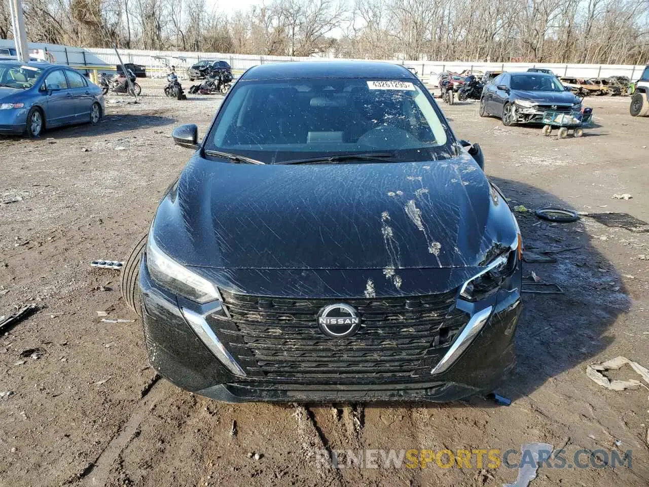 5 fotografías del automóvil dañado 3N1AB8CV2SY203262 NISSAN SENTRA 2025