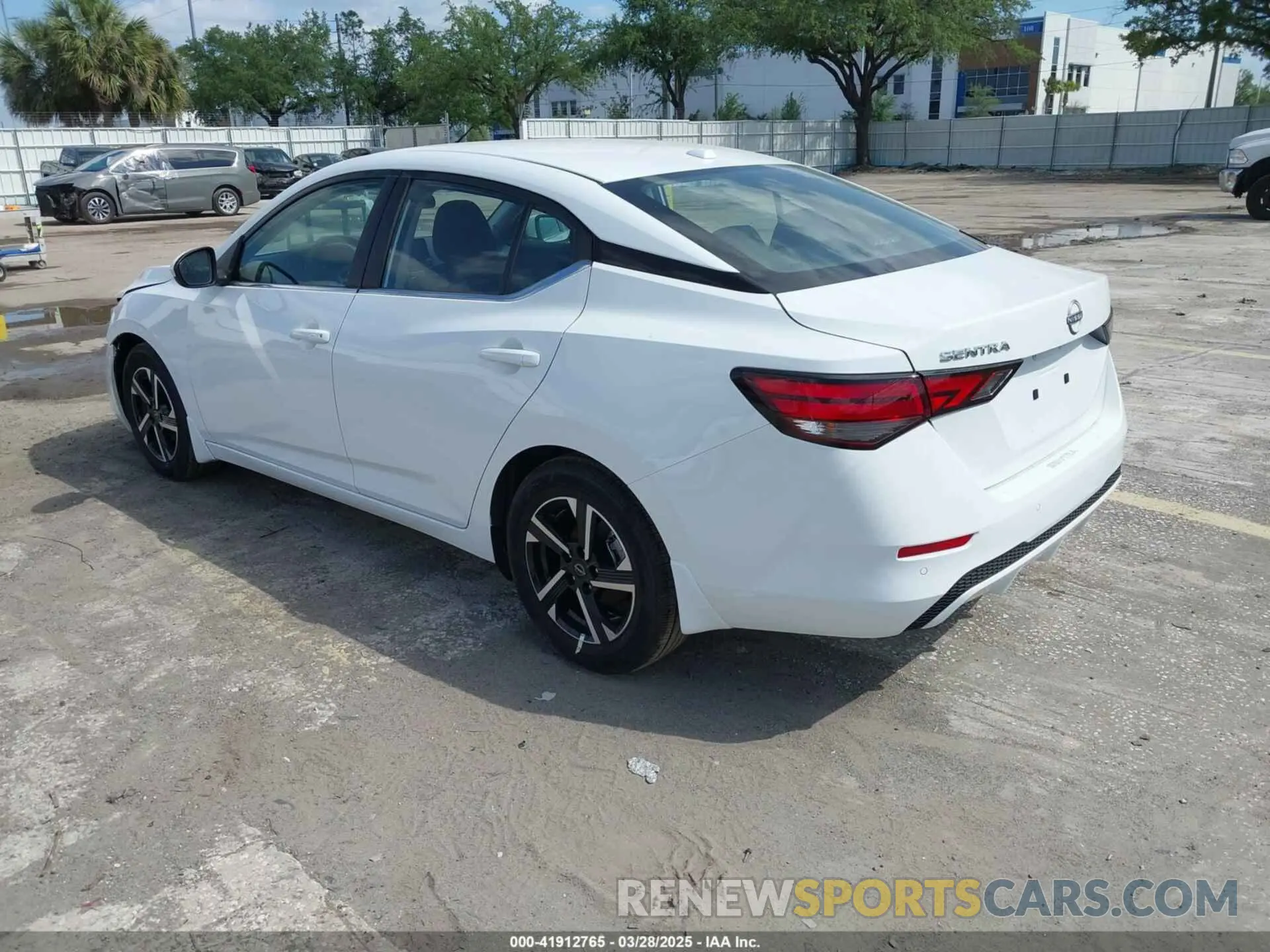 3 fotografías del automóvil dañado 3N1AB8CV2SY207456 NISSAN SENTRA 2025
