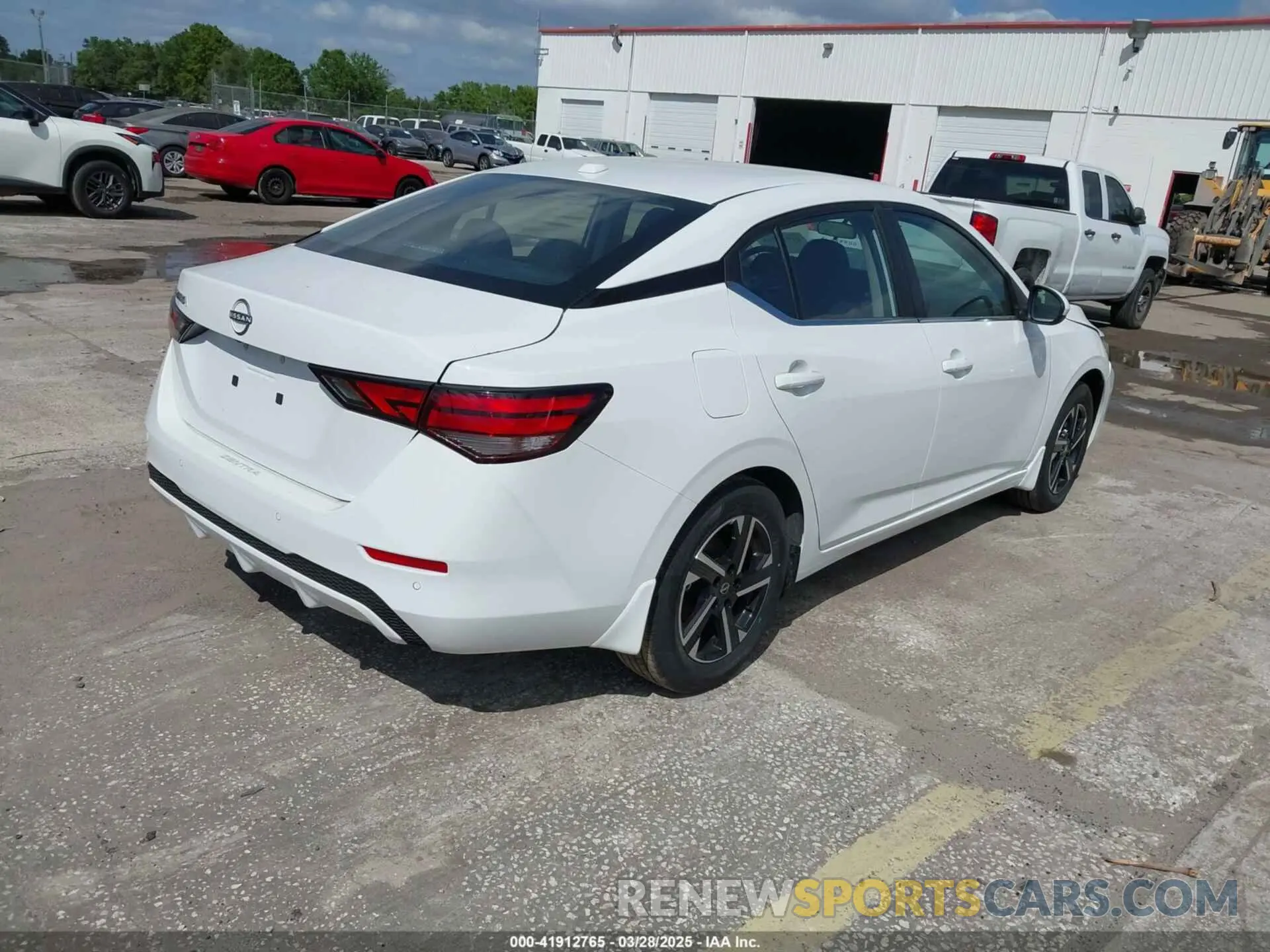 4 fotografías del automóvil dañado 3N1AB8CV2SY207456 NISSAN SENTRA 2025