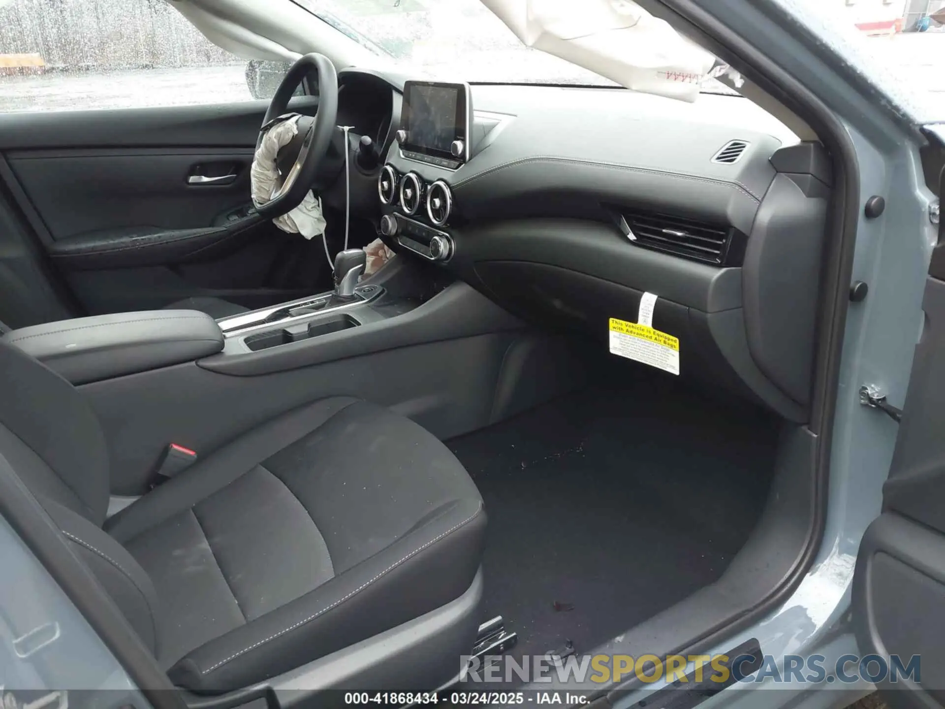 5 fotografías del automóvil dañado 3N1AB8CV2SY213483 NISSAN SENTRA 2025