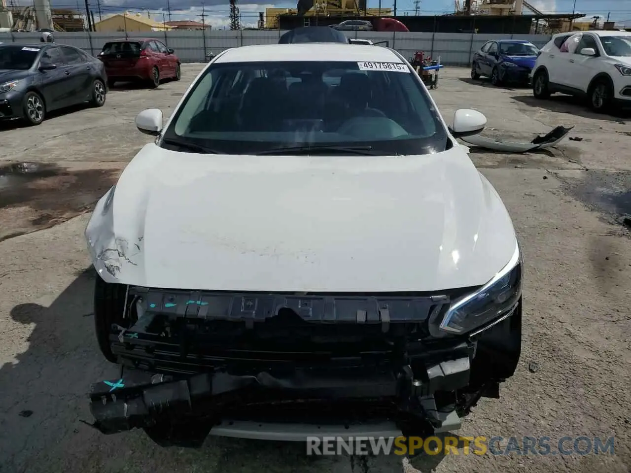 5 fotografías del automóvil dañado 3N1AB8CV2SY229800 NISSAN SENTRA 2025