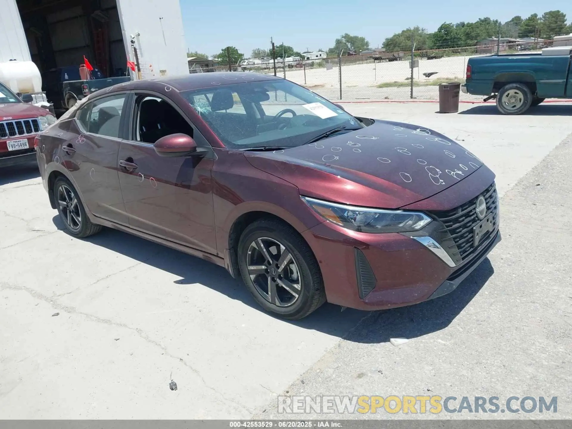 1 fotografías del automóvil dañado 3N1AB8CV2SY269777 NISSAN SENTRA 2025
