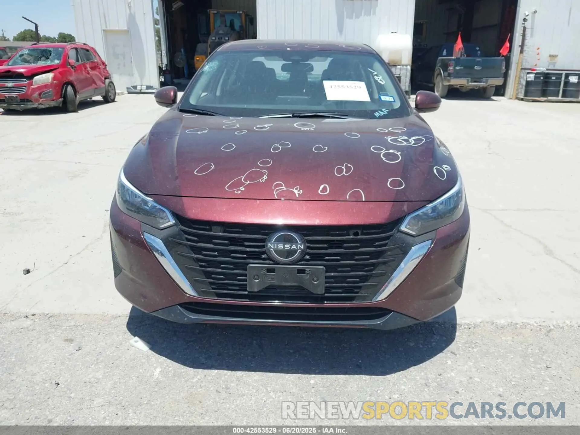 12 fotografías del automóvil dañado 3N1AB8CV2SY269777 NISSAN SENTRA 2025