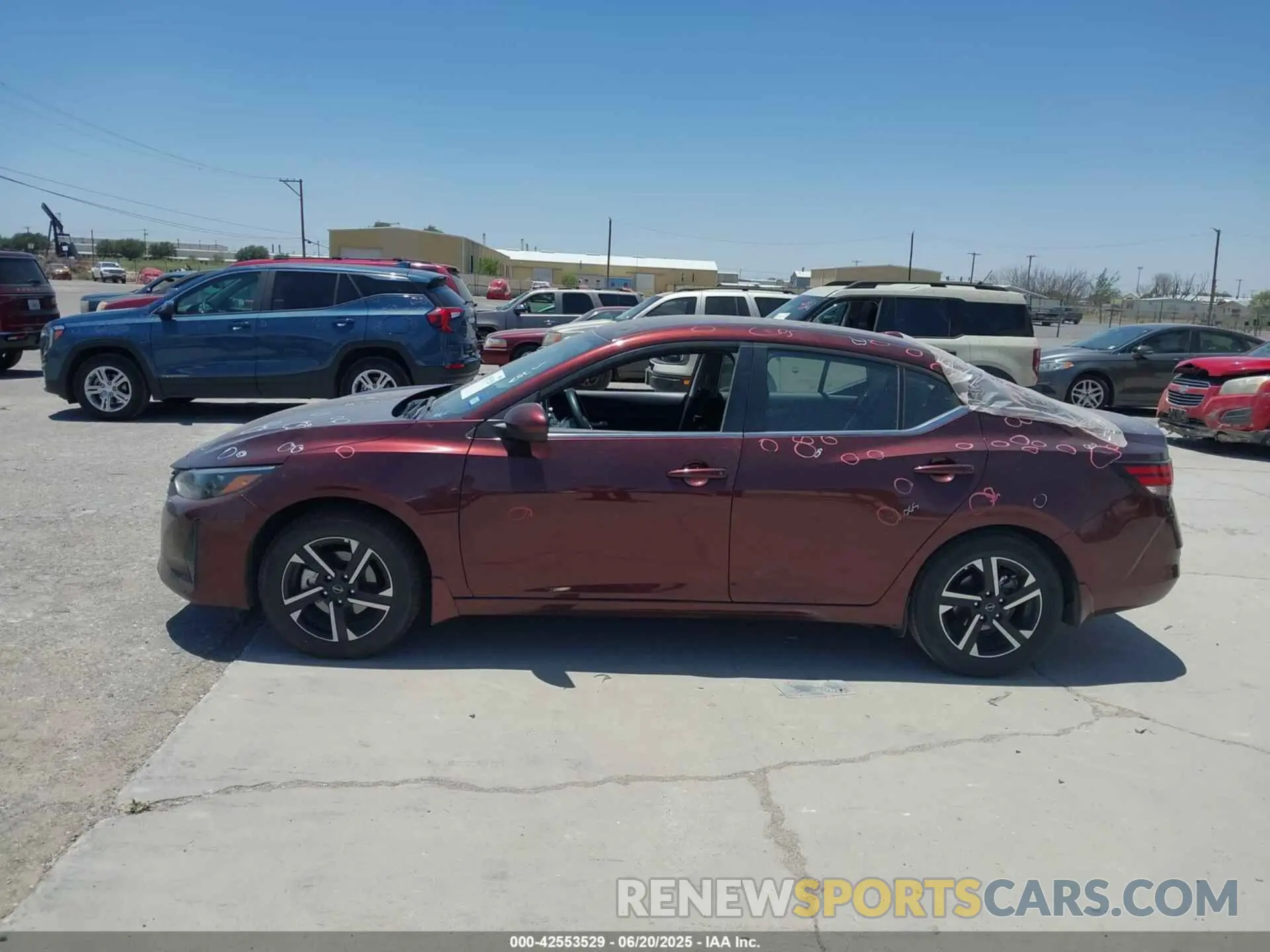 14 fotografías del automóvil dañado 3N1AB8CV2SY269777 NISSAN SENTRA 2025