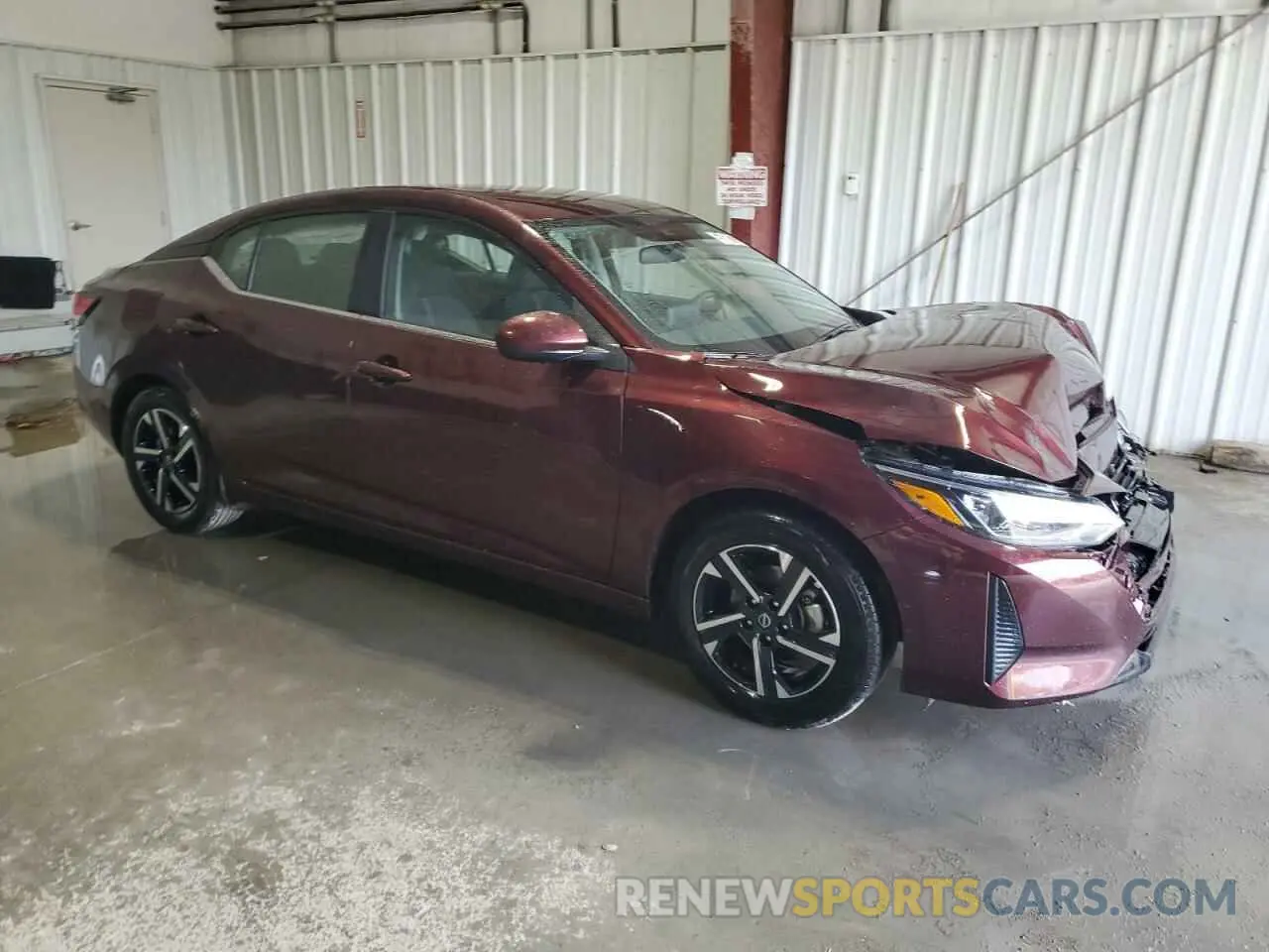 4 fotografías del automóvil dañado 3N1AB8CV2SY287910 NISSAN SENTRA 2025