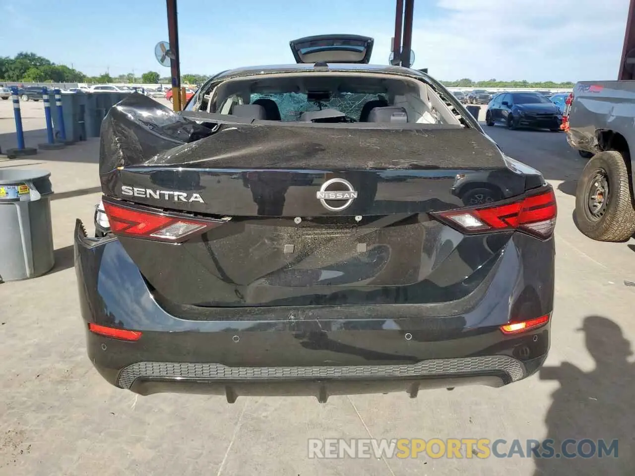 6 fotografías del automóvil dañado 3N1AB8CV2SY309131 NISSAN SENTRA 2025