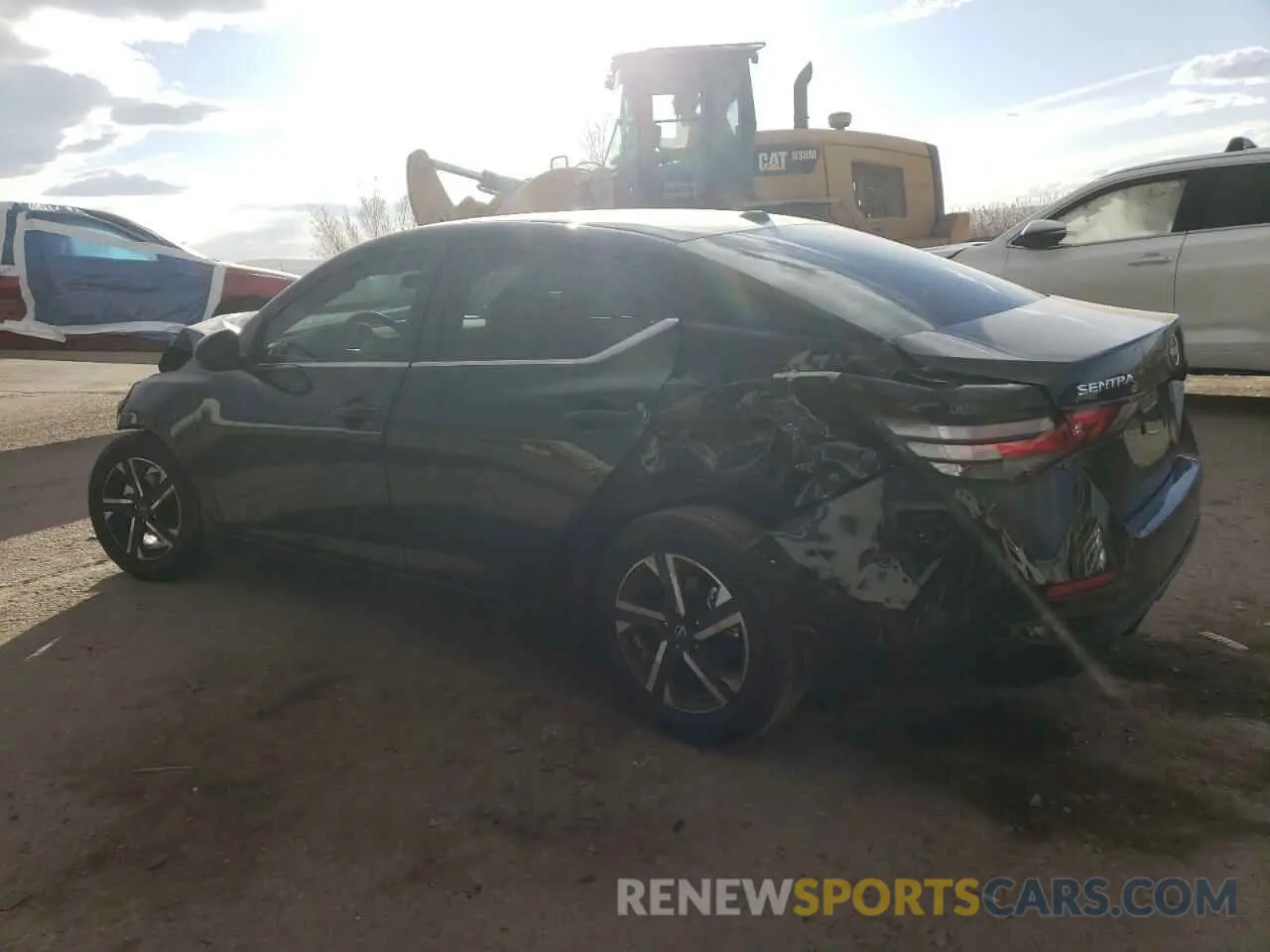 2 fotografías del automóvil dañado 3N1AB8CV3SY215291 NISSAN SENTRA 2025