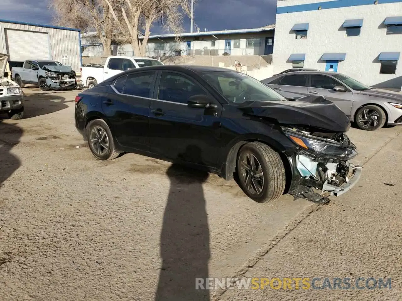 4 fotografías del automóvil dañado 3N1AB8CV3SY215291 NISSAN SENTRA 2025