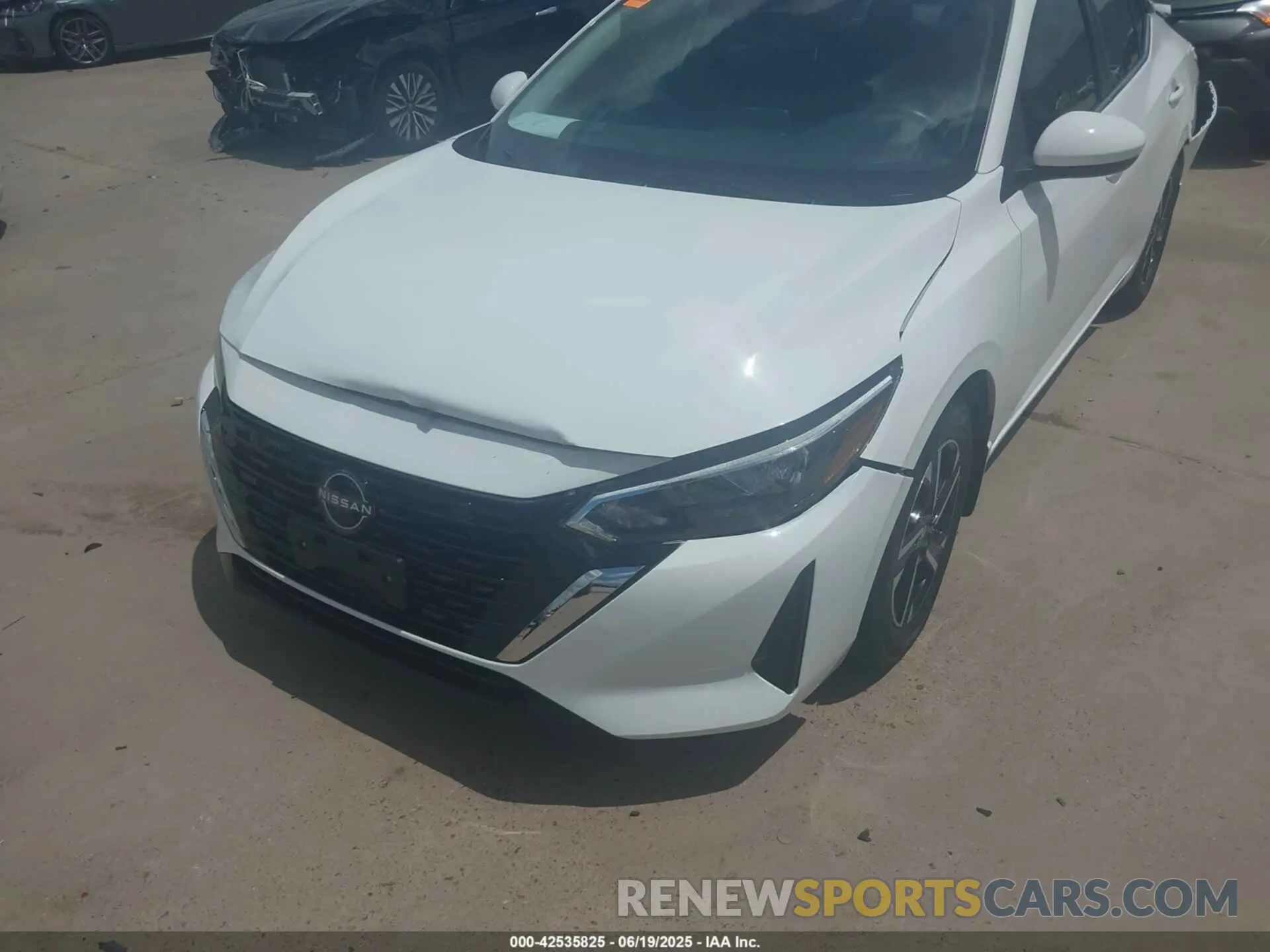6 fotografías del automóvil dañado 3N1AB8CV3SY215663 NISSAN SENTRA 2025
