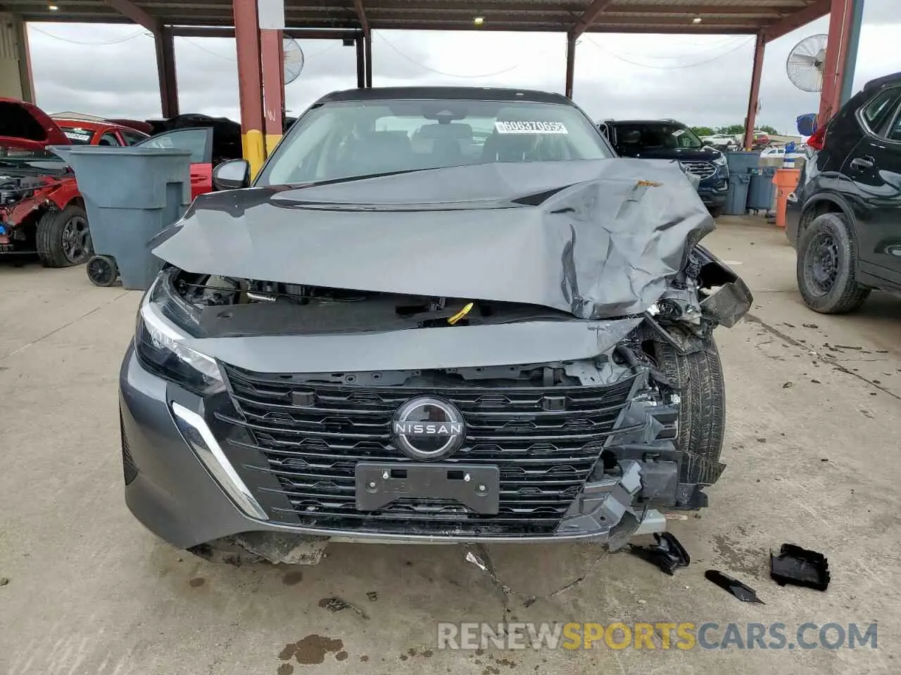 5 fotografías del automóvil dañado 3N1AB8CV3SY237906 NISSAN SENTRA 2025
