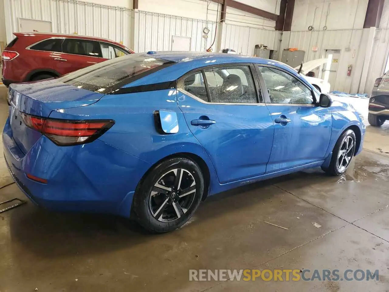 3 fotografías del automóvil dañado 3N1AB8CV3SY271005 NISSAN SENTRA 2025