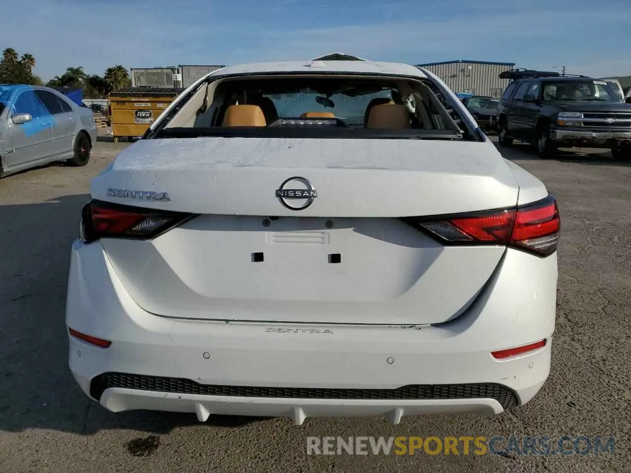 6 fotografías del automóvil dañado 3N1AB8CV3SY281906 NISSAN SENTRA 2025