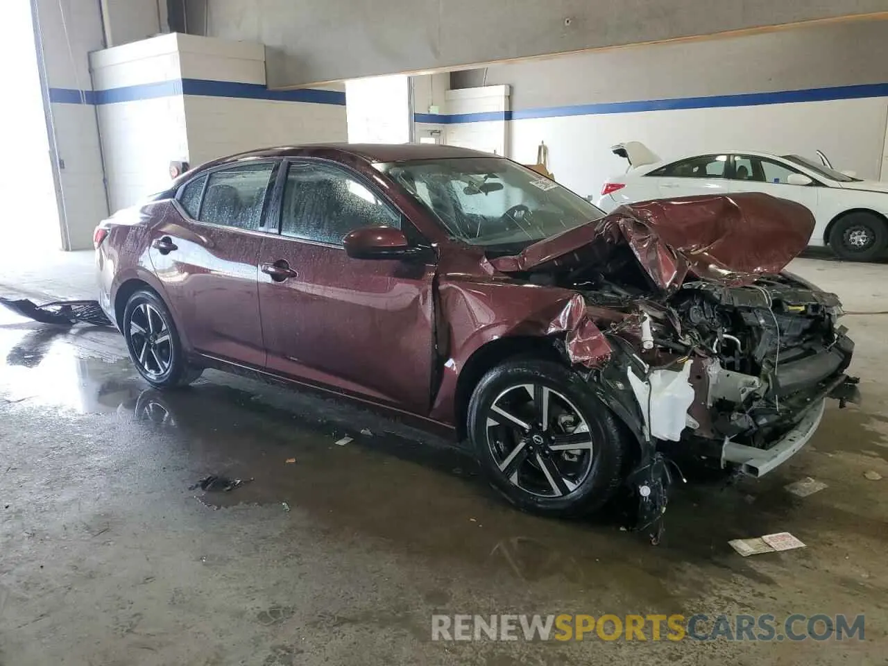 4 fotografías del automóvil dañado 3N1AB8CV3SY283798 NISSAN SENTRA 2025