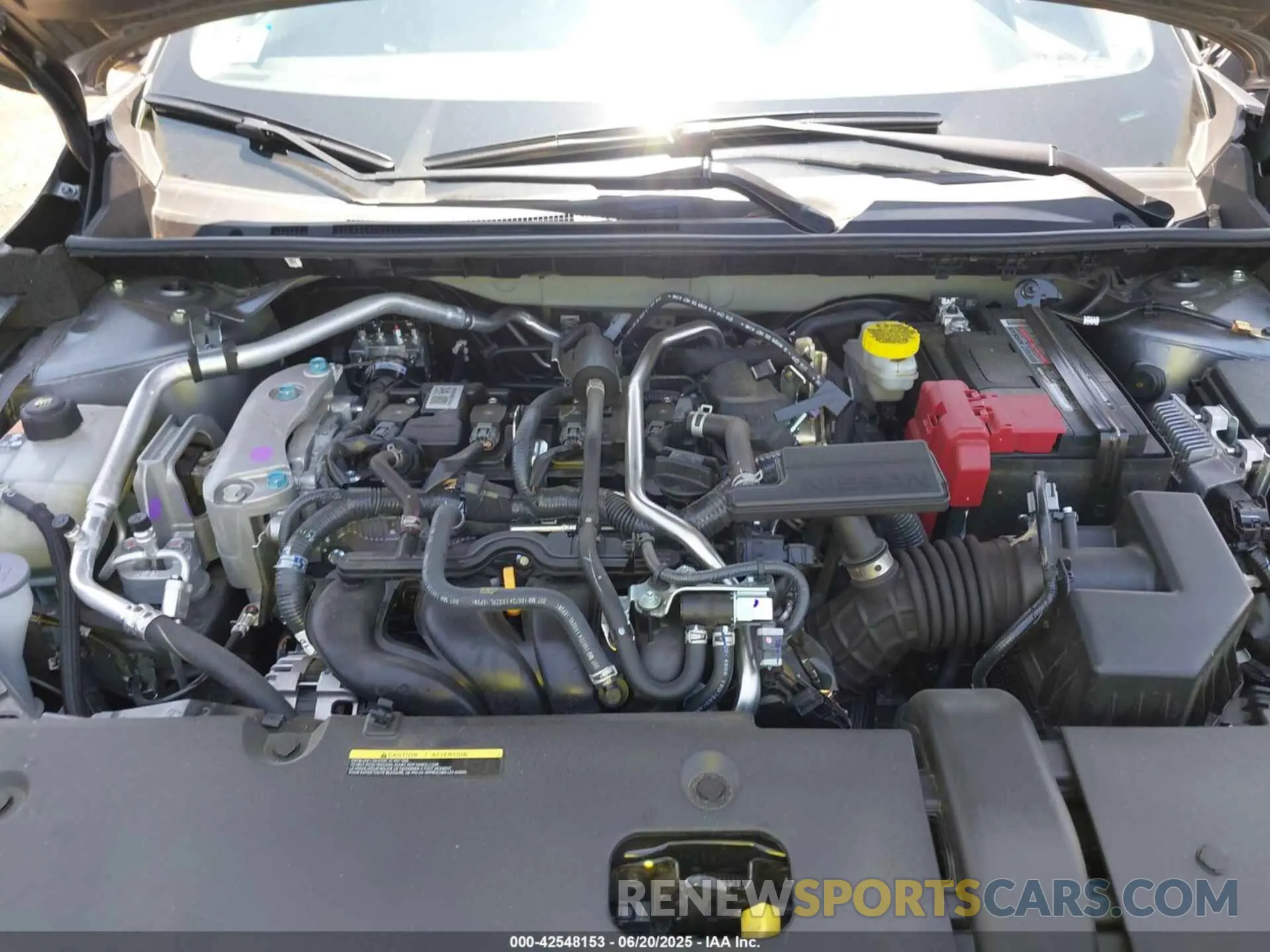 10 fotografías del automóvil dañado 3N1AB8CV3SY305914 NISSAN SENTRA 2025