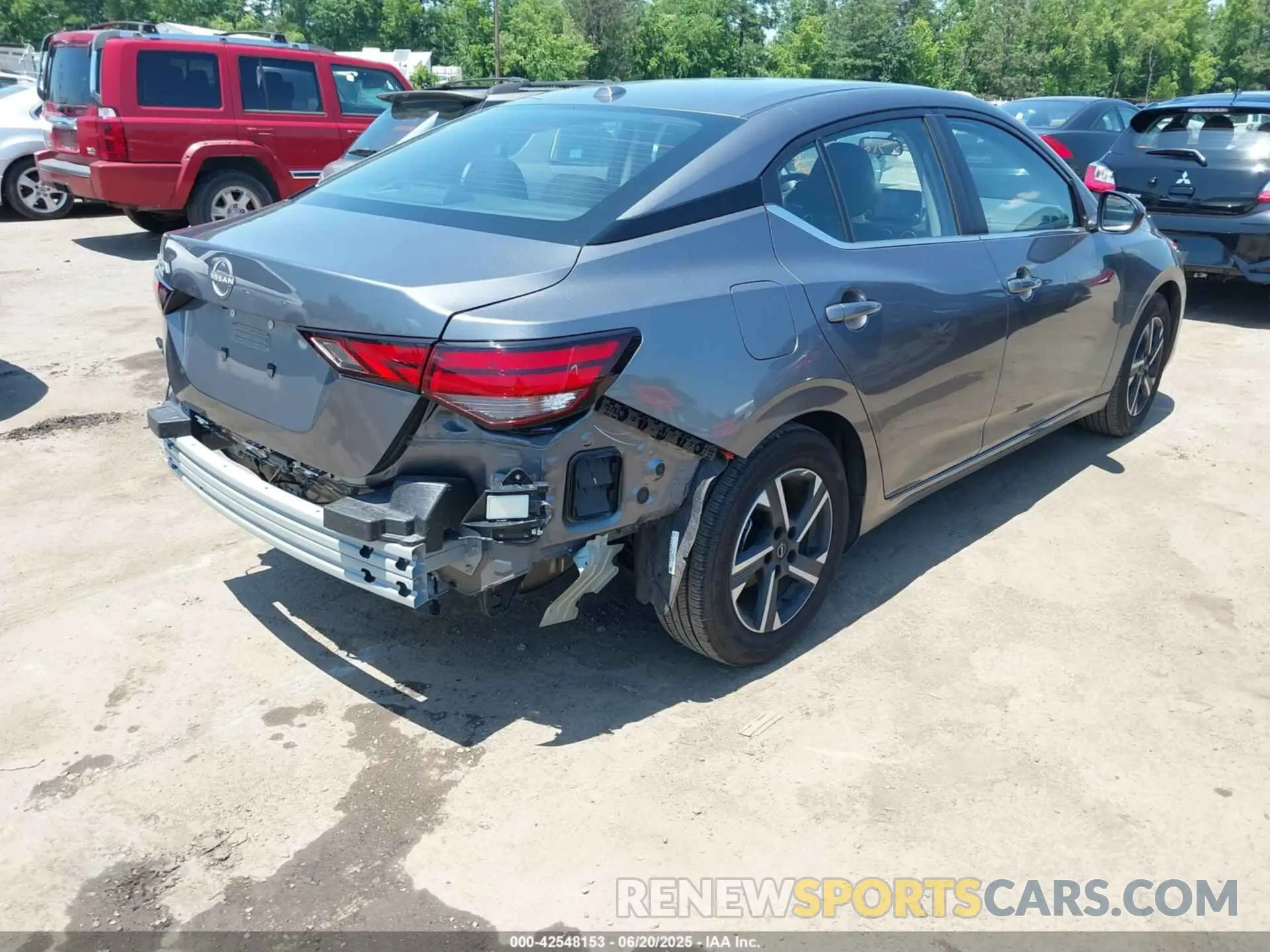 4 fotografías del automóvil dañado 3N1AB8CV3SY305914 NISSAN SENTRA 2025