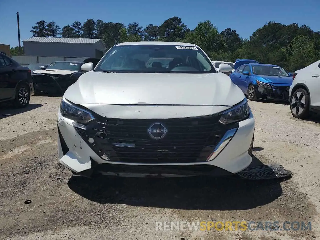 5 fotografías del automóvil dañado 3N1AB8CV4SY209581 NISSAN SENTRA 2025