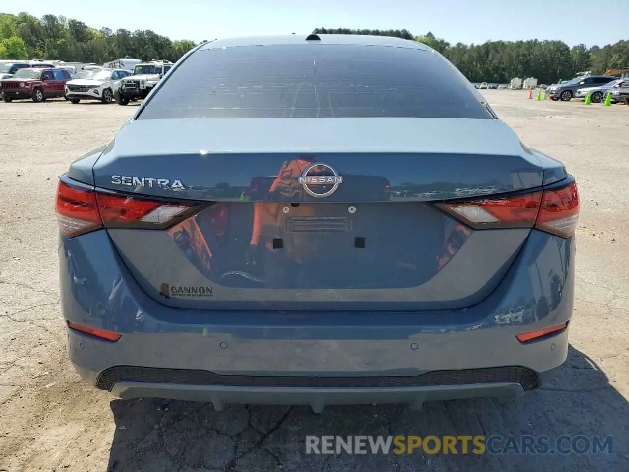 6 fotografías del automóvil dañado 3N1AB8CV4SY216322 NISSAN SENTRA 2025