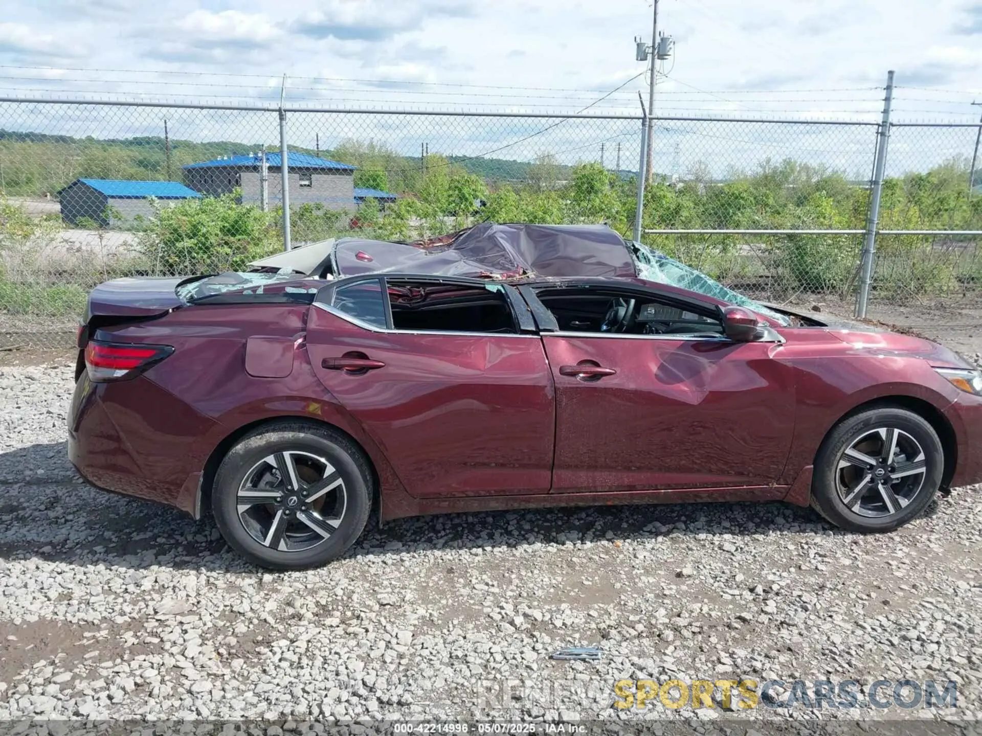 6 fotografías del automóvil dañado 3N1AB8CV4SY243505 NISSAN SENTRA 2025