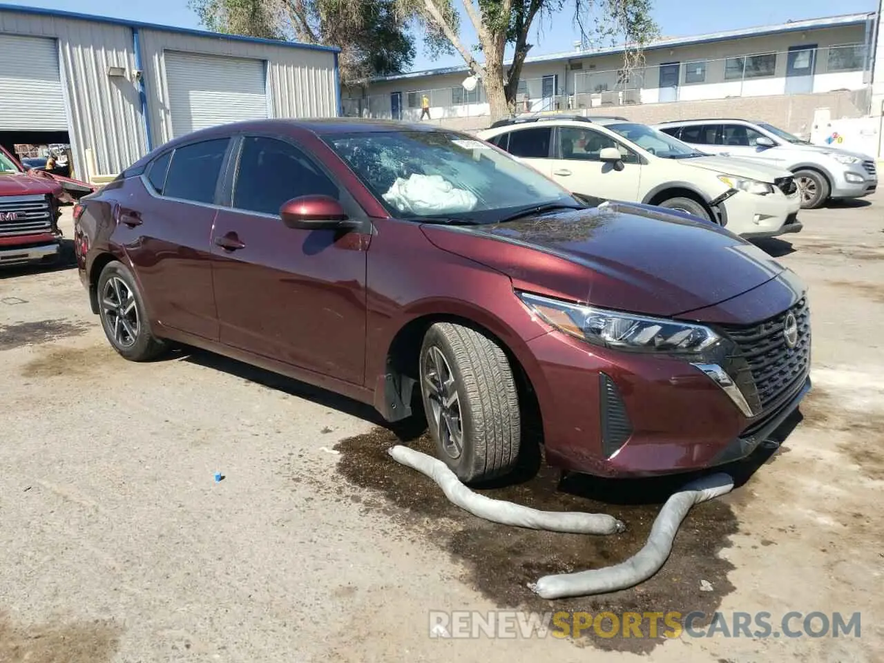 4 fotografías del automóvil dañado 3N1AB8CV4SY247991 NISSAN SENTRA 2025