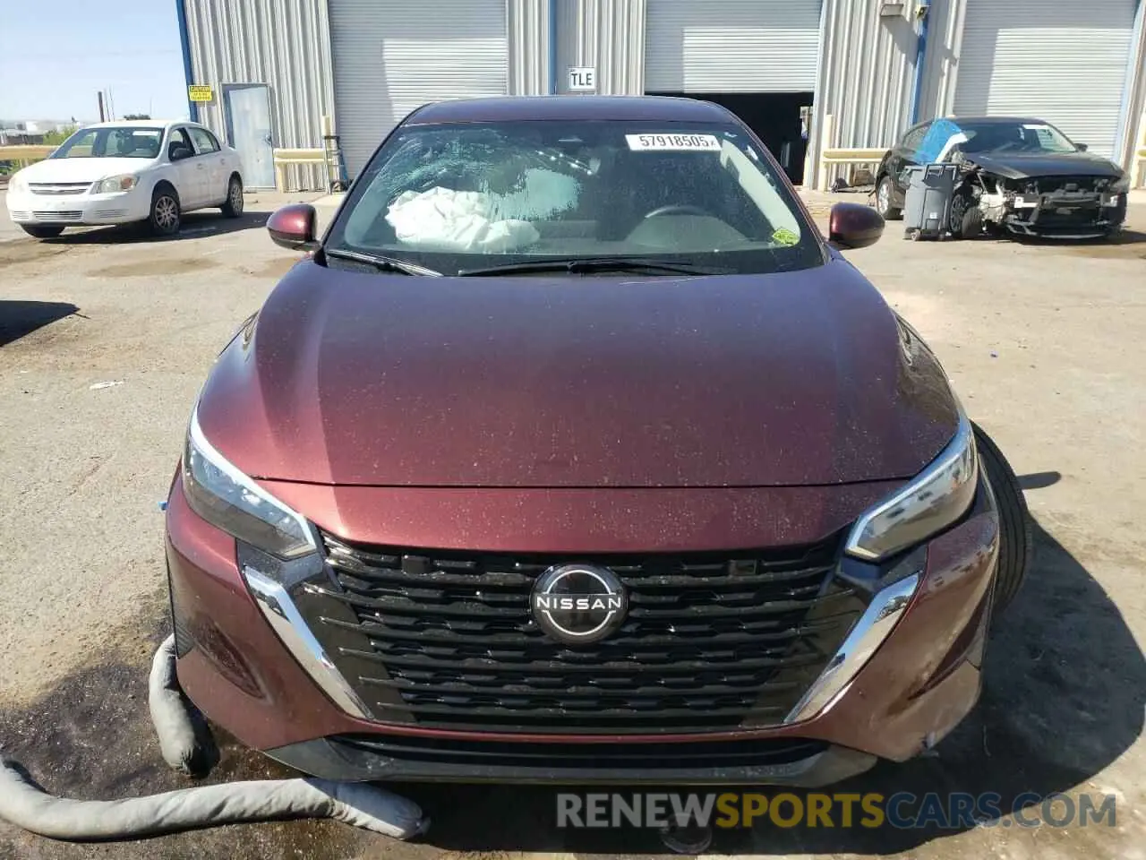 5 fotografías del automóvil dañado 3N1AB8CV4SY247991 NISSAN SENTRA 2025